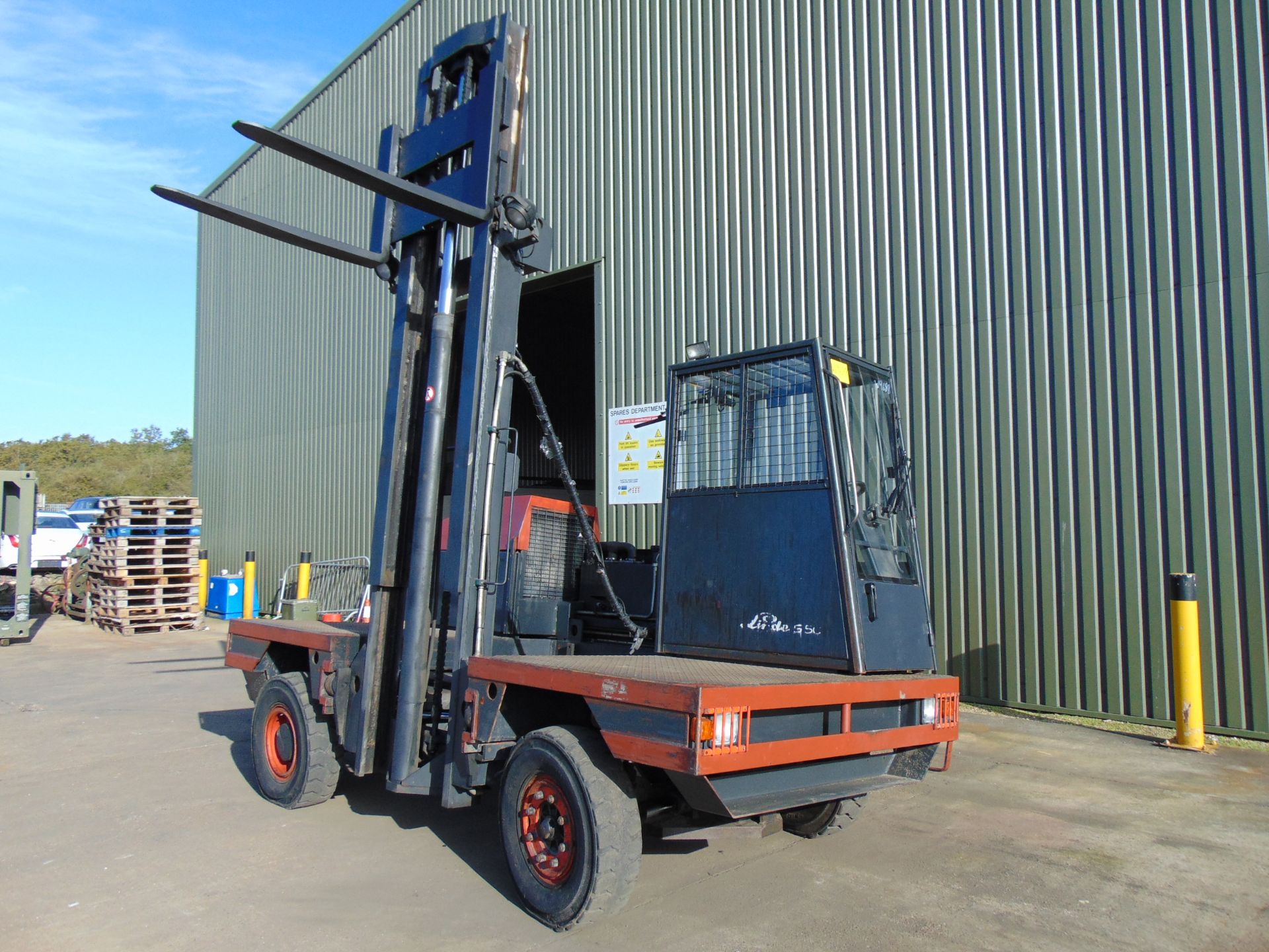 Linde S50 Sideloader Diesel Forklift - Image 3 of 22