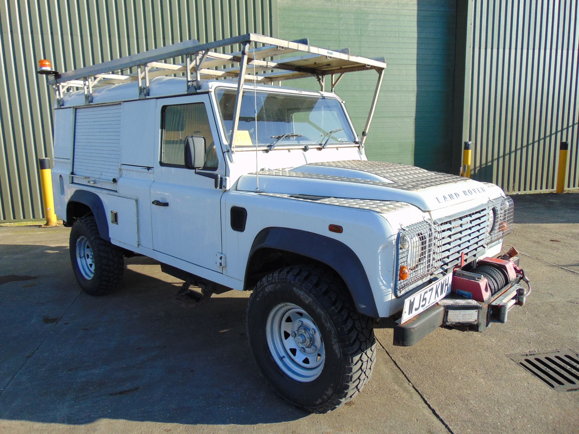 Land Rover Defender 110 Puma Hardtop 4x4 Special Utility (Mobile Workshop) complete with Winch