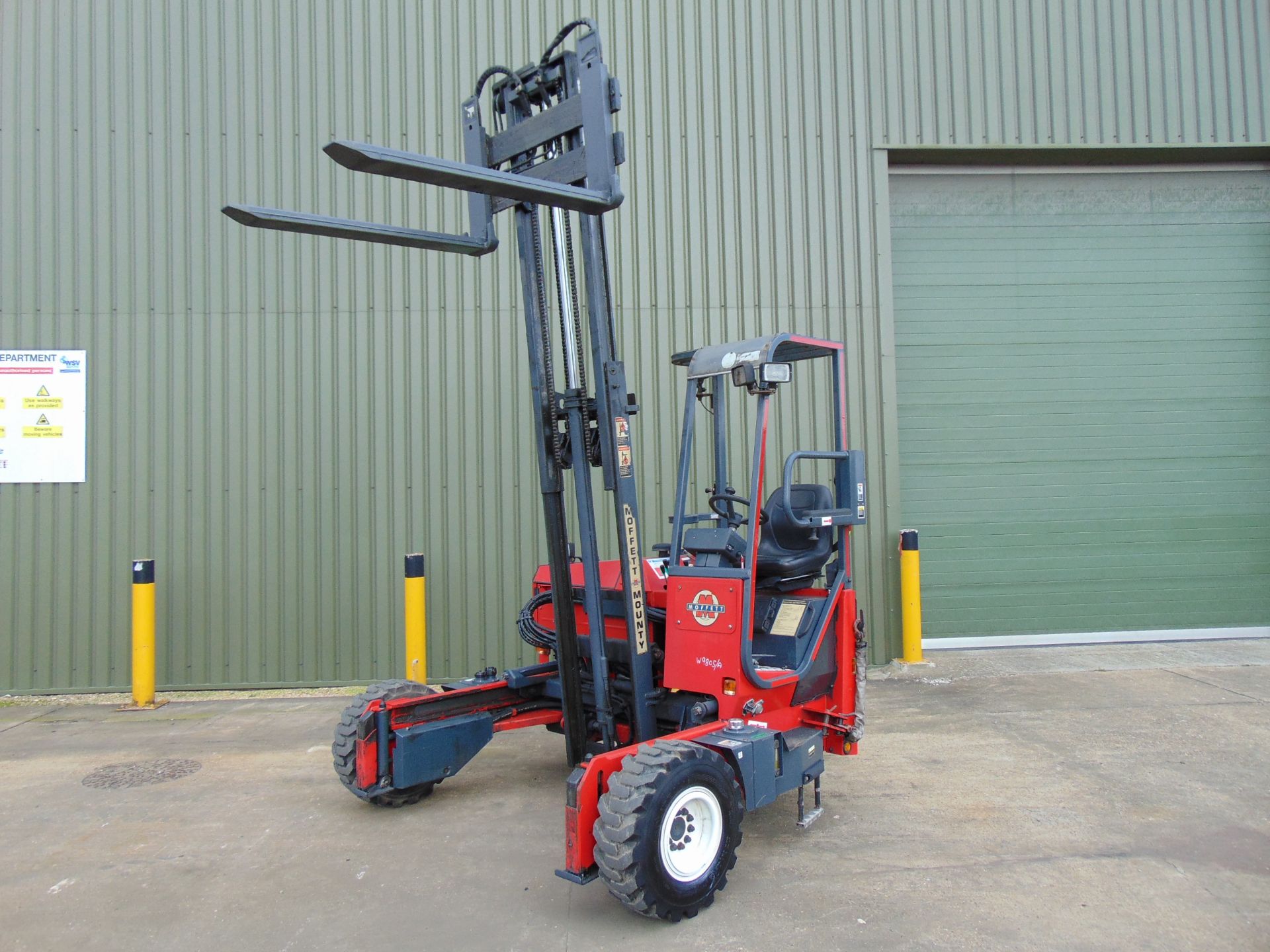 2003 Moffett Mounty M2003 Truck Mounted Forklift complete with Meijer Hydraulic Extension Forks