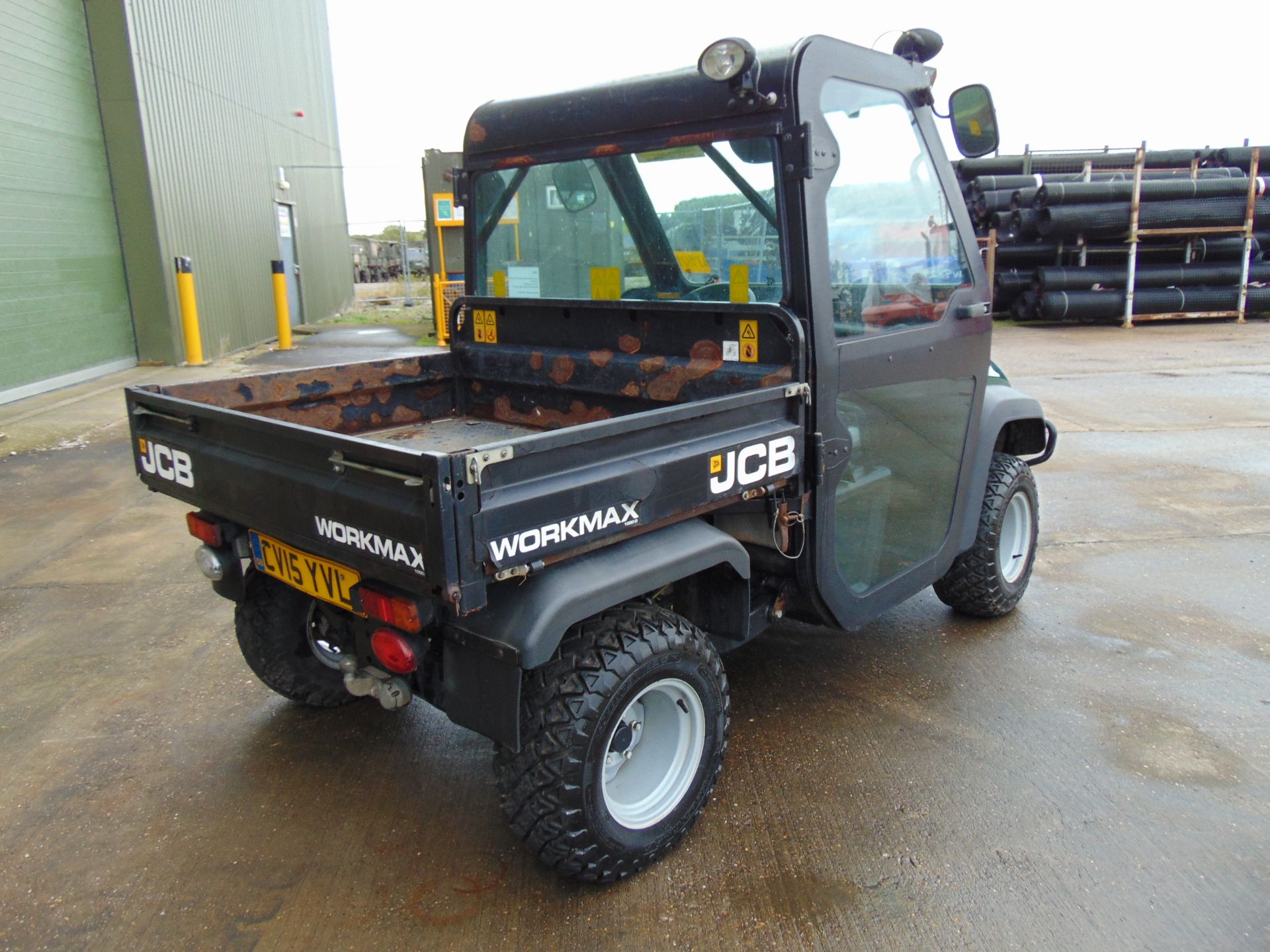 2015 JCB Workmax 1000D 4WD Diesel Utility Vehicle UTV ONLY 746 HOURS! - Image 6 of 15