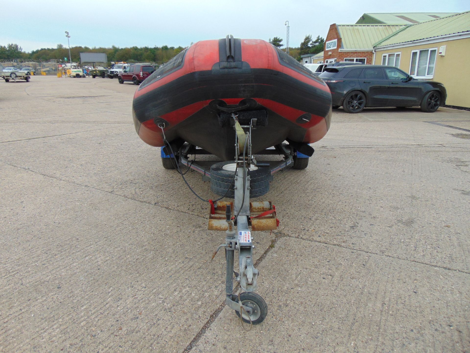 Eurocraft 440 Inflatable Rib C/W Mariner Outboard Motor and Transportation Trailer - Image 5 of 26