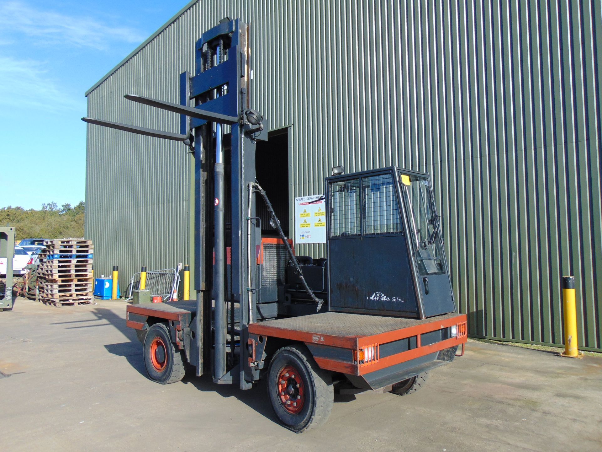 Linde S50 Sideloader Diesel Forklift - Image 5 of 22