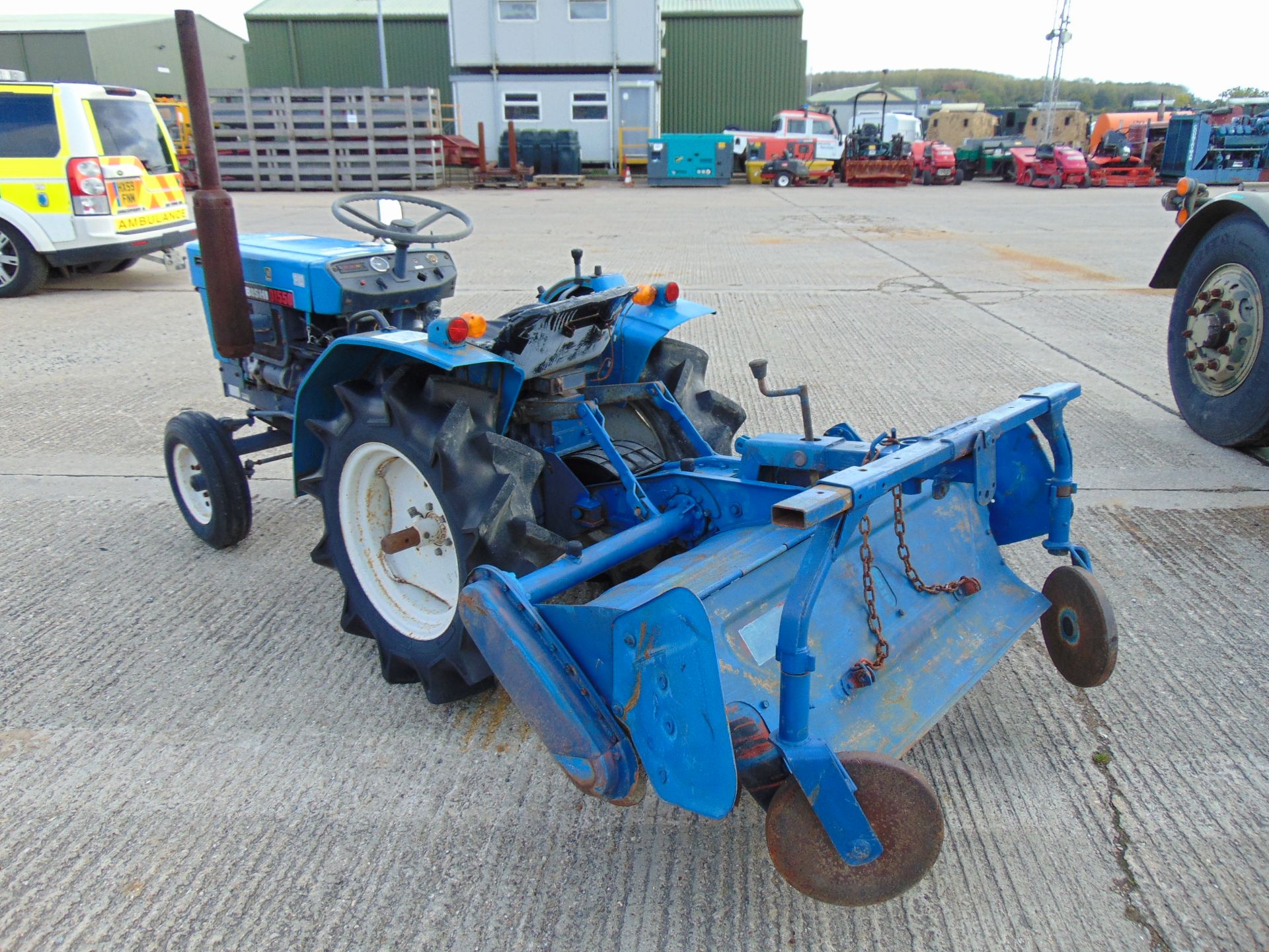 Mitsubishi D1550 Compact Tractor c/w Rotovator - Image 8 of 15