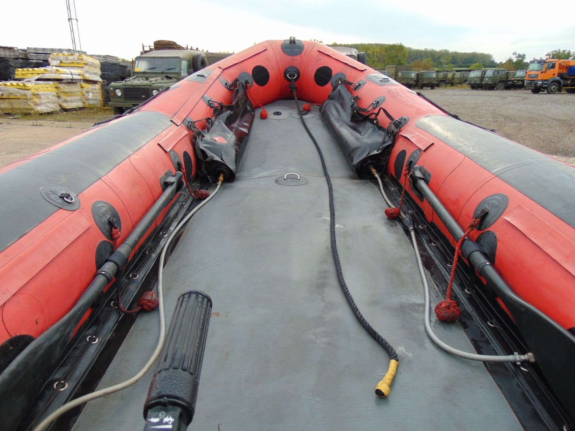 Eurocraft 440 Inflatable Rib C/W Mariner Outboard Motor and Transportation Trailer - Image 11 of 26