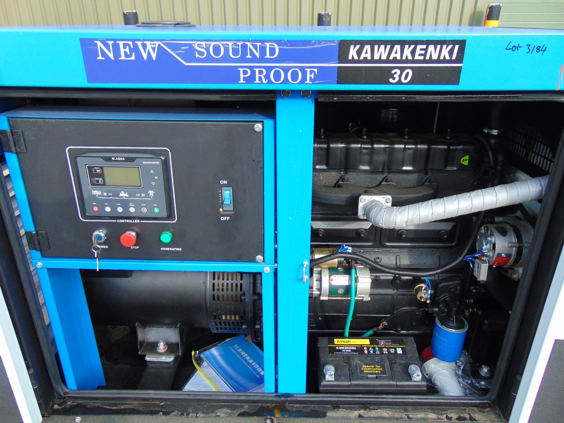 UNISSUED 30 KVA 3 Phase Silent Diesel Generator Set - Image 7 of 16