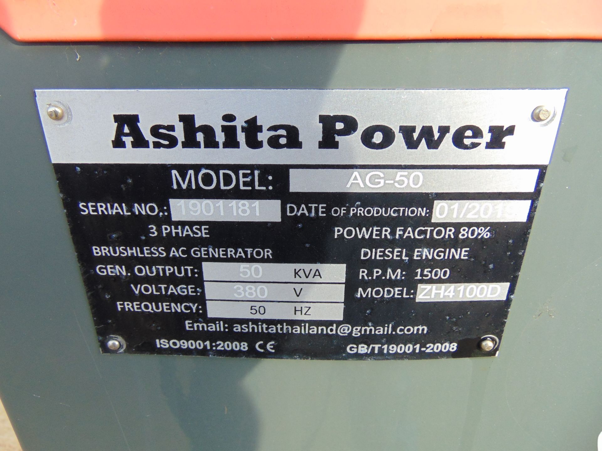 UNISSUED 50 KVA 3 Phase Silent Diesel Generator Set - Image 17 of 17