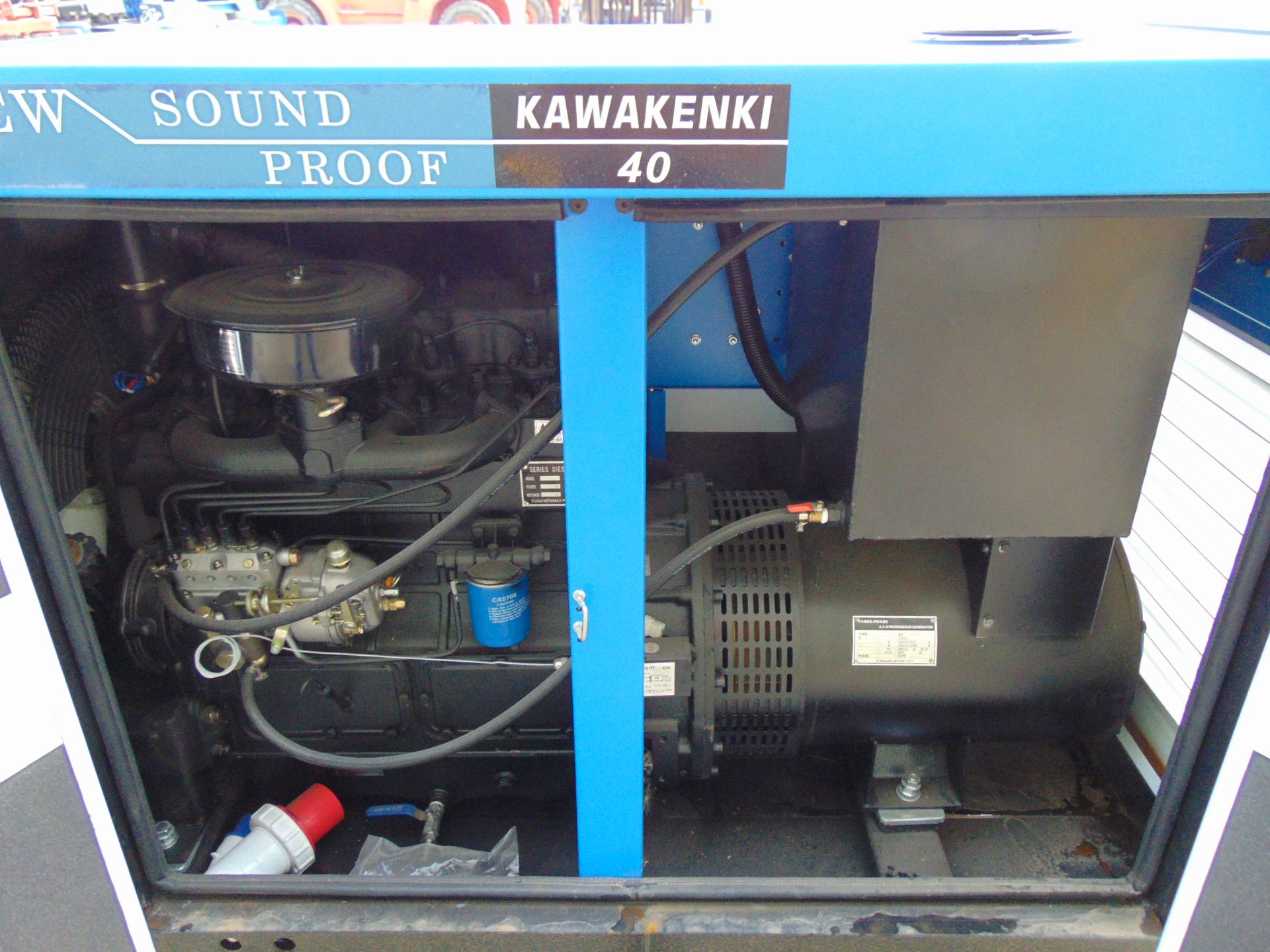 UNISSUED 40 KVA 3 Phase Silent Diesel Generator Set - Image 13 of 16