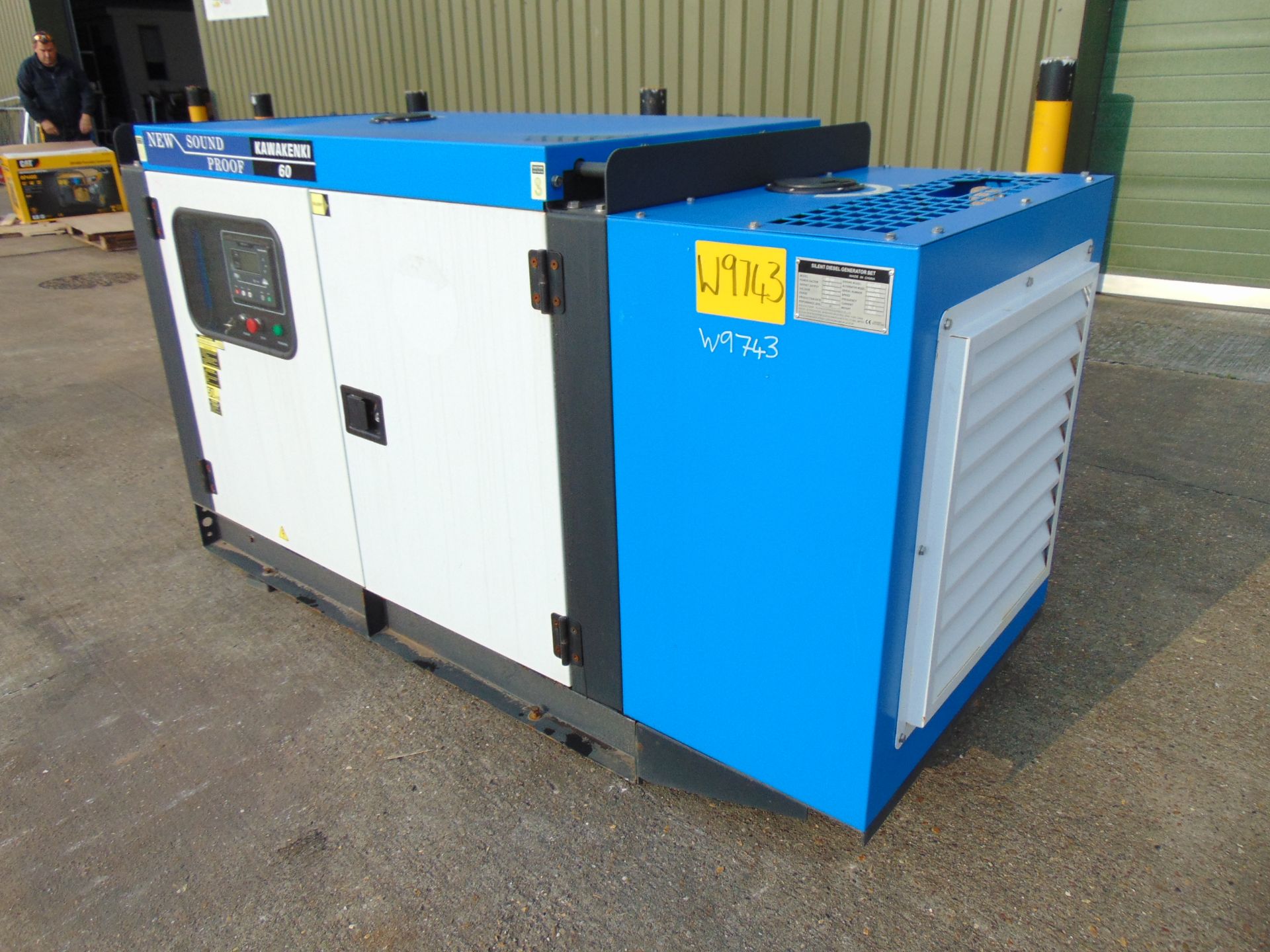 UNISSUED 60 KVA 3 Phase Silent Diesel Generator Set - Bild 3 aus 15