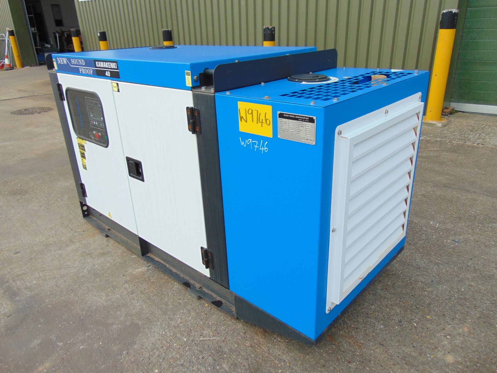 UNISSUED 40 KVA 3 Phase Silent Diesel Generator Set - Image 3 of 16