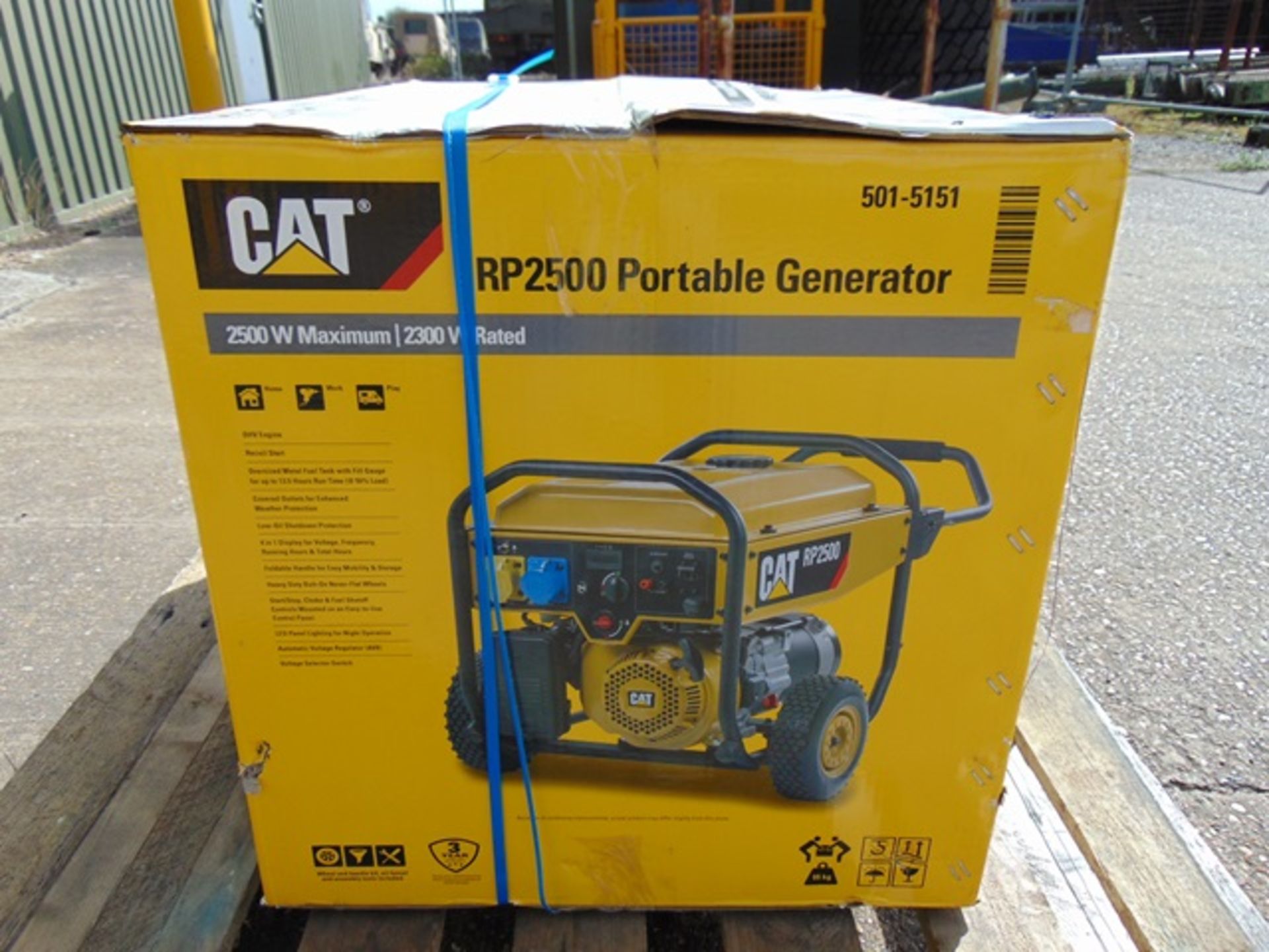 UNISSUED Caterpillar RP2500 Industrial Petrol Generator Set - Bild 5 aus 8