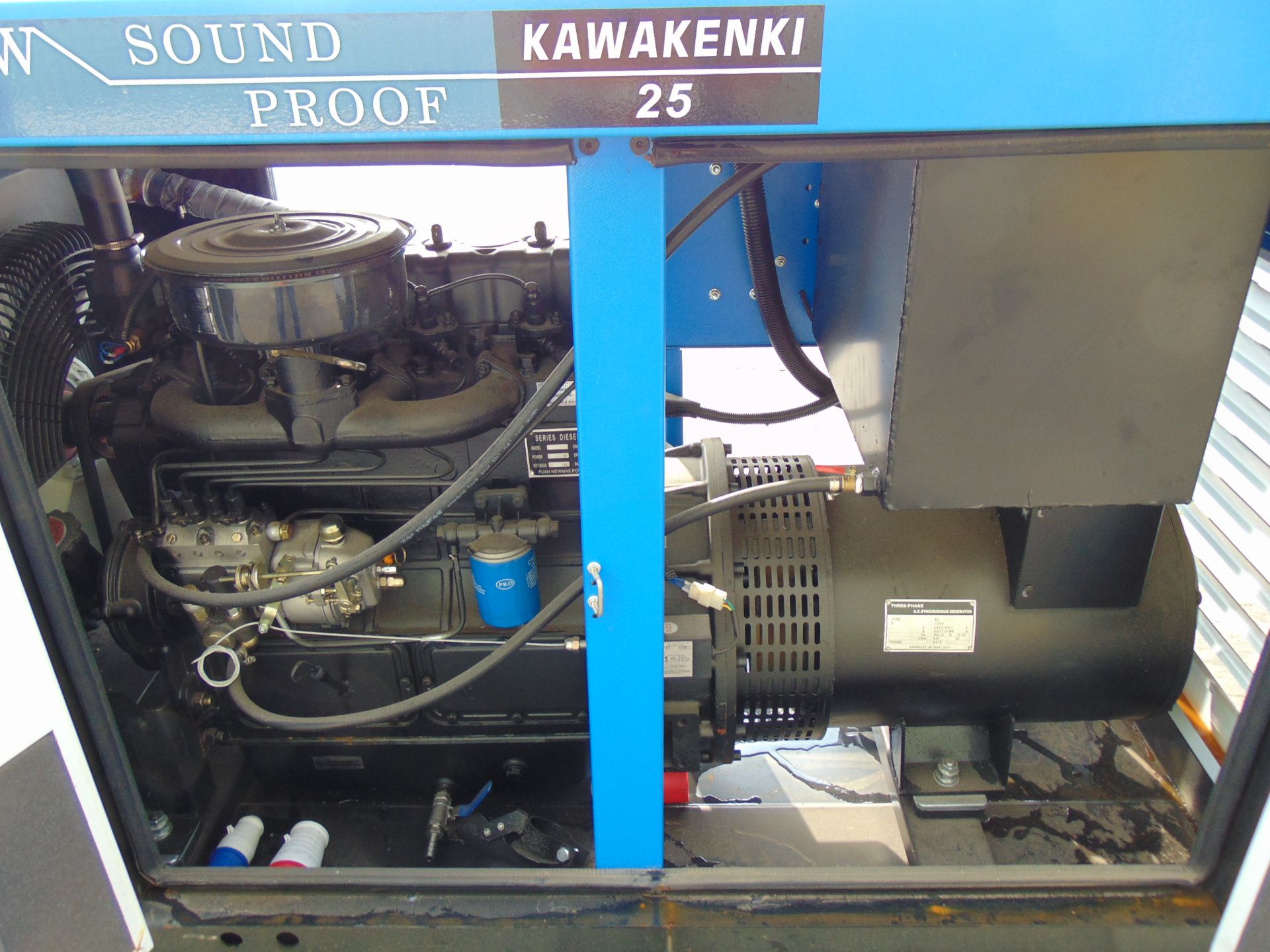 UNISSUED 25 KVA 3 Phase Silent Diesel Generator Set - Image 12 of 15