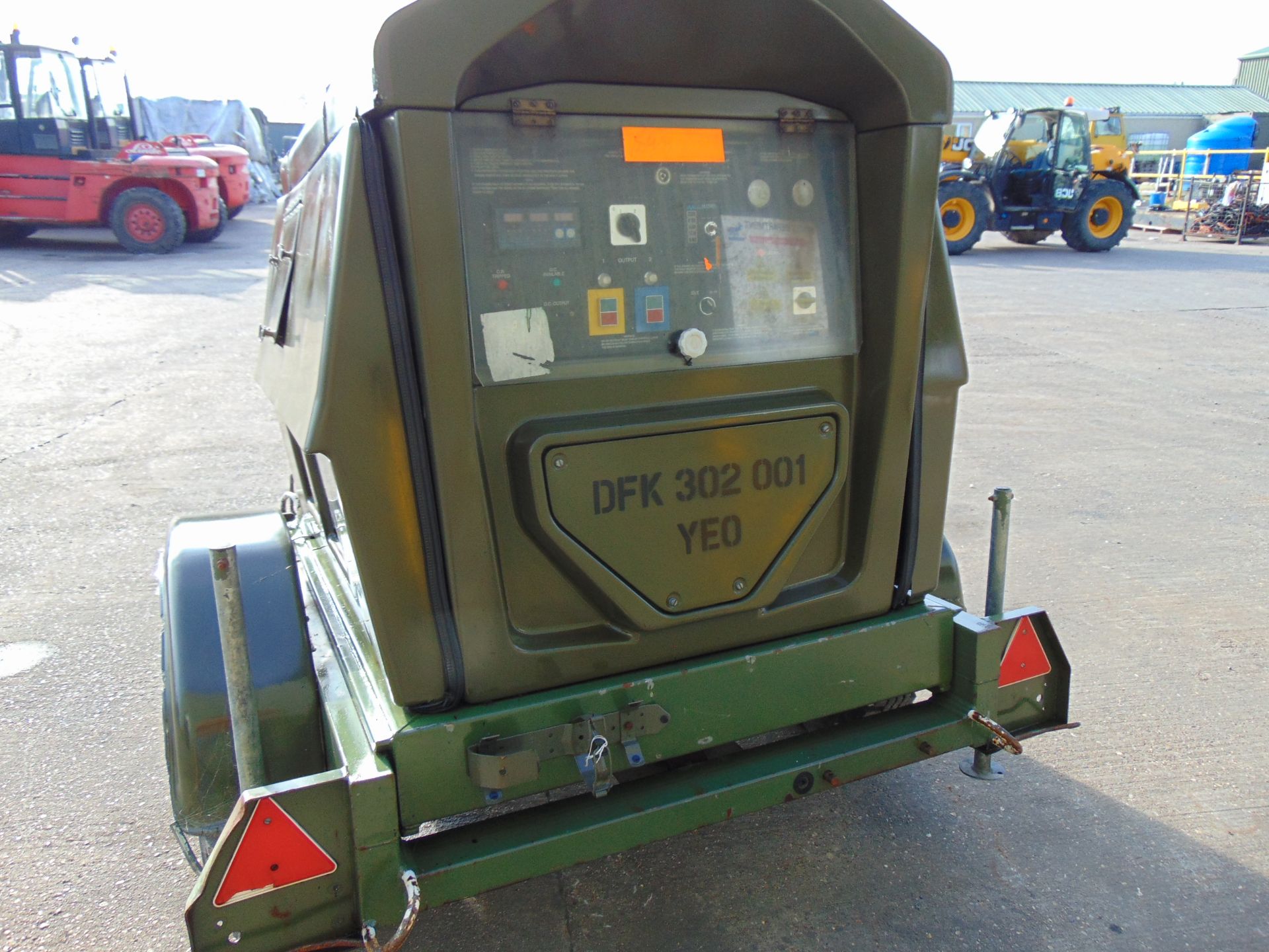 Ex Uk Royal Air Force Trailer Mounted 25 KVA Generator - Image 7 of 17