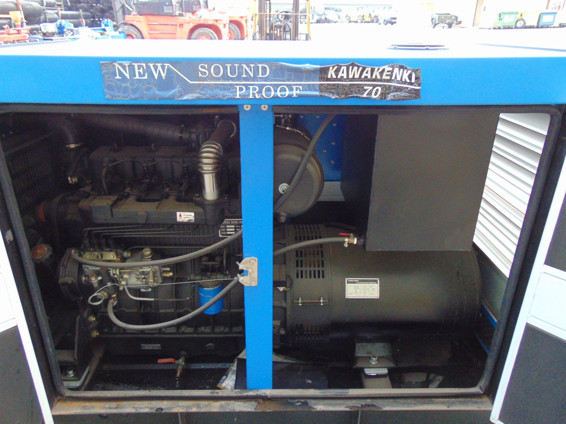 UNISSUED 70 KVA 3 Phase Silent Diesel Generator Set - Image 10 of 13