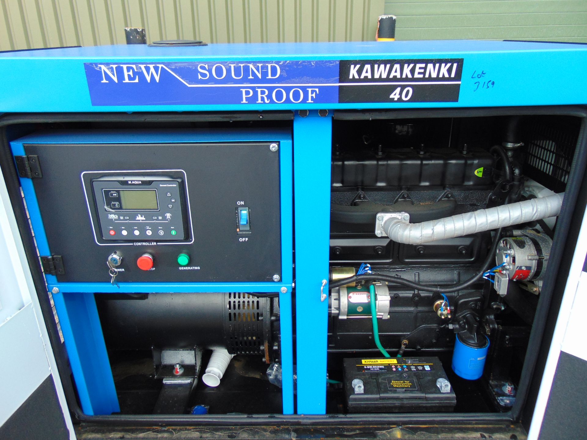 UNISSUED 40 KVA 3 Phase Silent Diesel Generator Set - Bild 7 aus 16