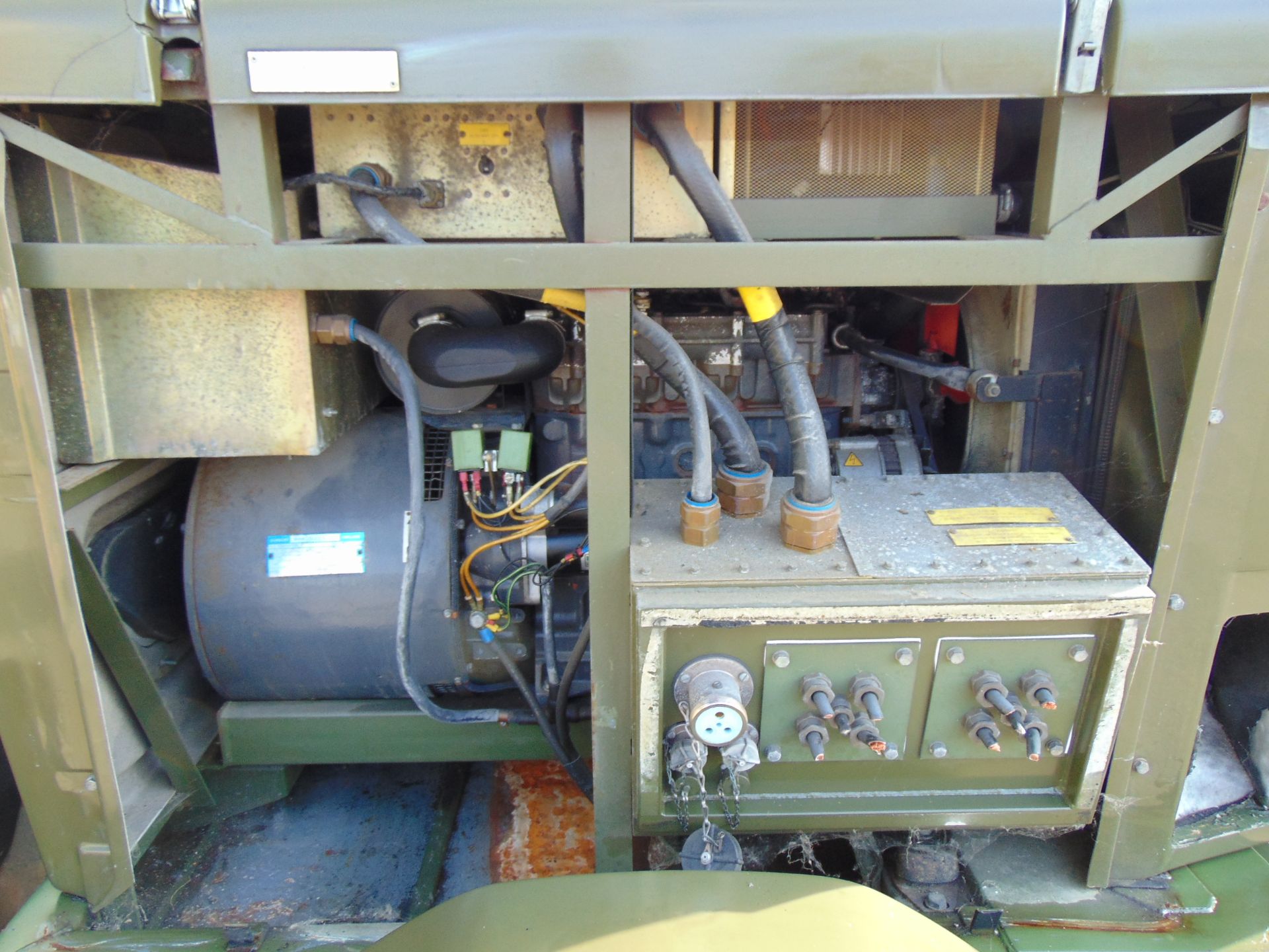 Ex Uk Royal Air Force Trailer Mounted 25 KVA Generator - Image 10 of 17