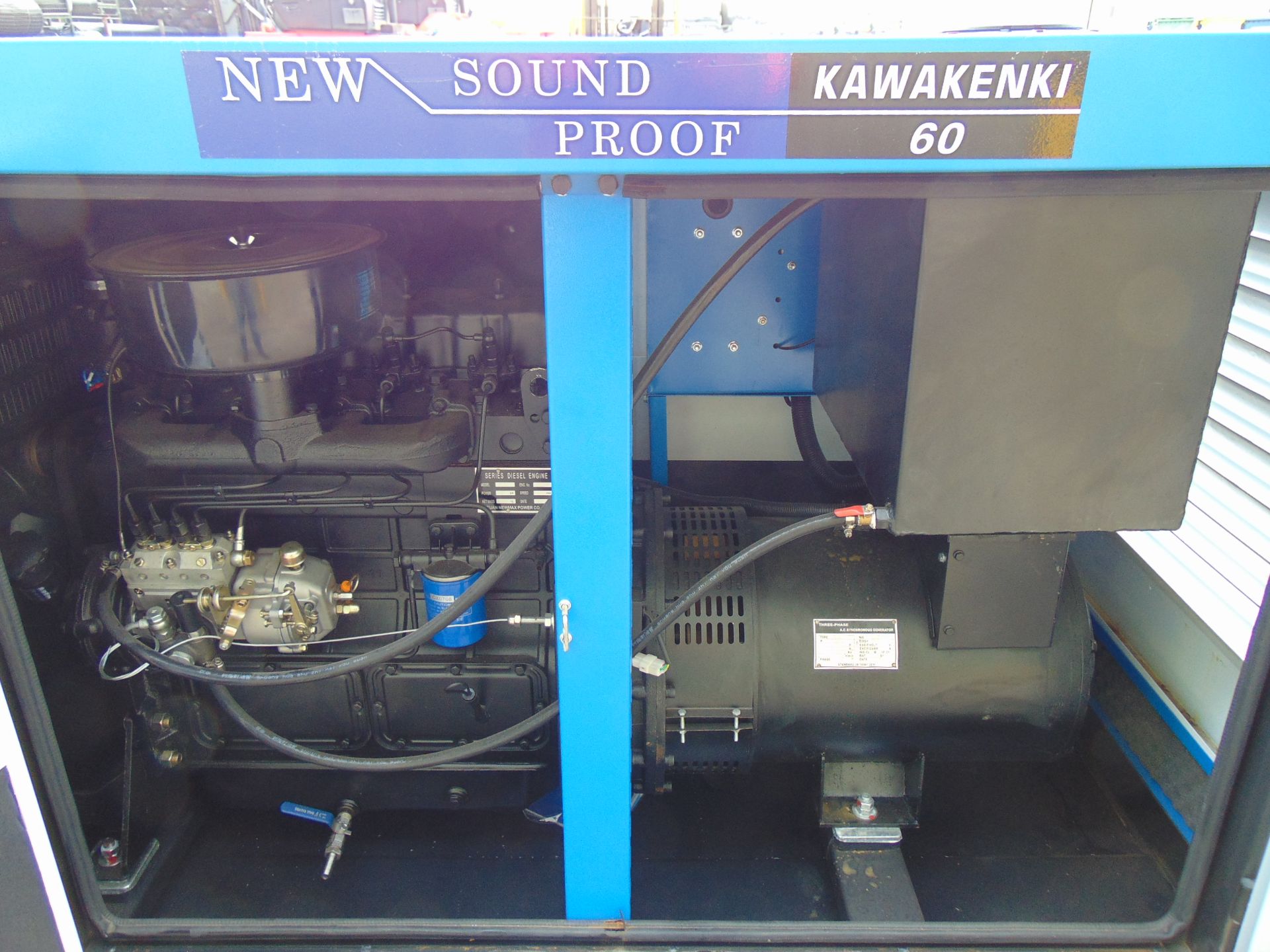 UNISSUED 60 KVA 3 Phase Silent Diesel Generator Set - Image 12 of 15