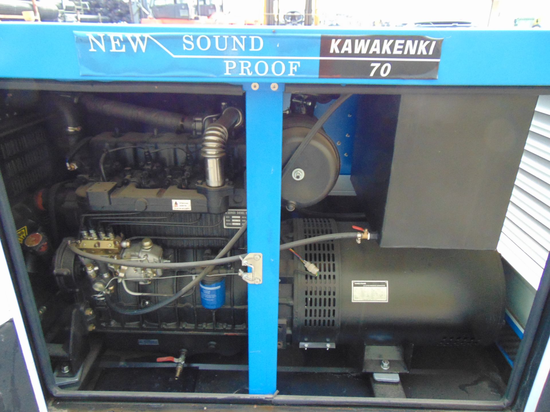 UNISSUED 70 KVA 3 Phase Silent Diesel Generator Set - Image 10 of 13