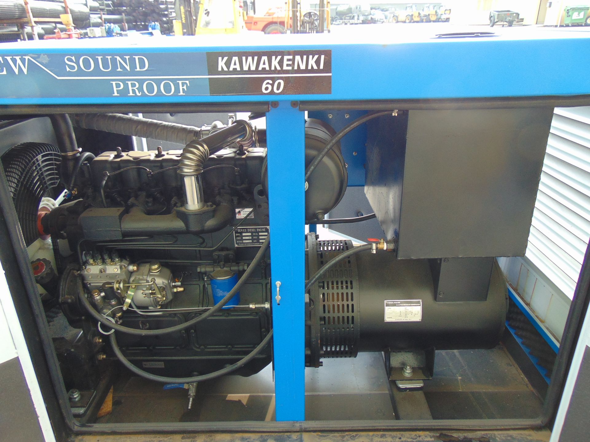 UNISSUED 60 KVA 3 Phase Silent Diesel Generator Set - Image 12 of 15