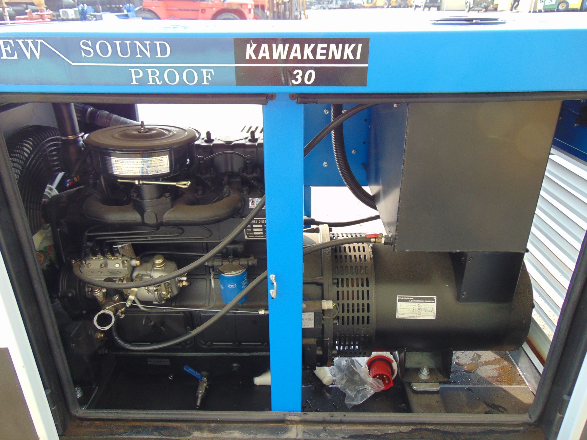 UNISSUED 30 KVA 3 Phase Silent Diesel Generator Set - Bild 11 aus 14