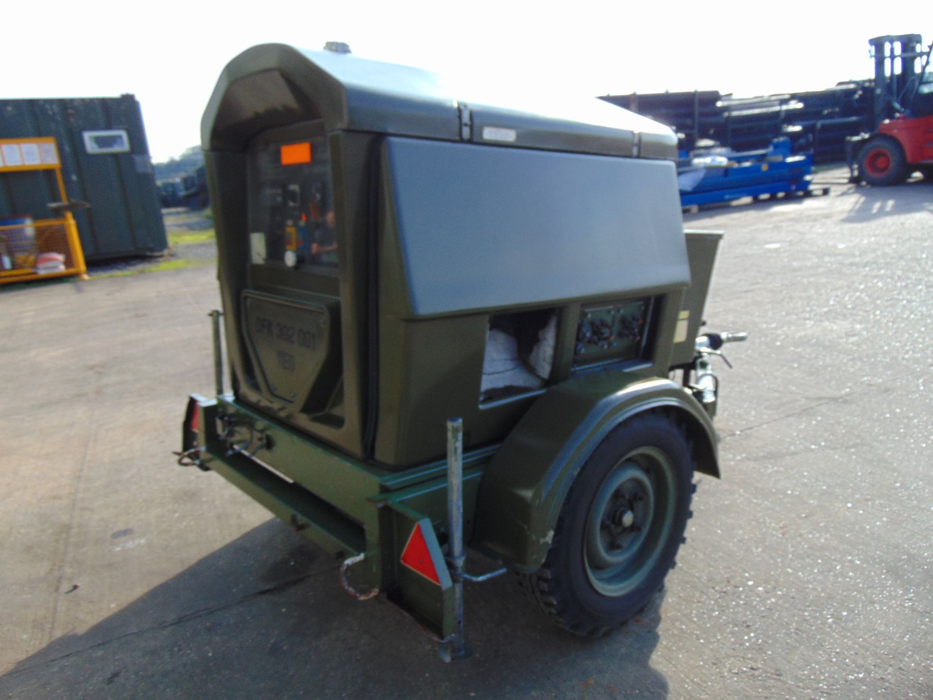 Ex Uk Royal Air Force Trailer Mounted 25 KVA Generator - Image 5 of 17