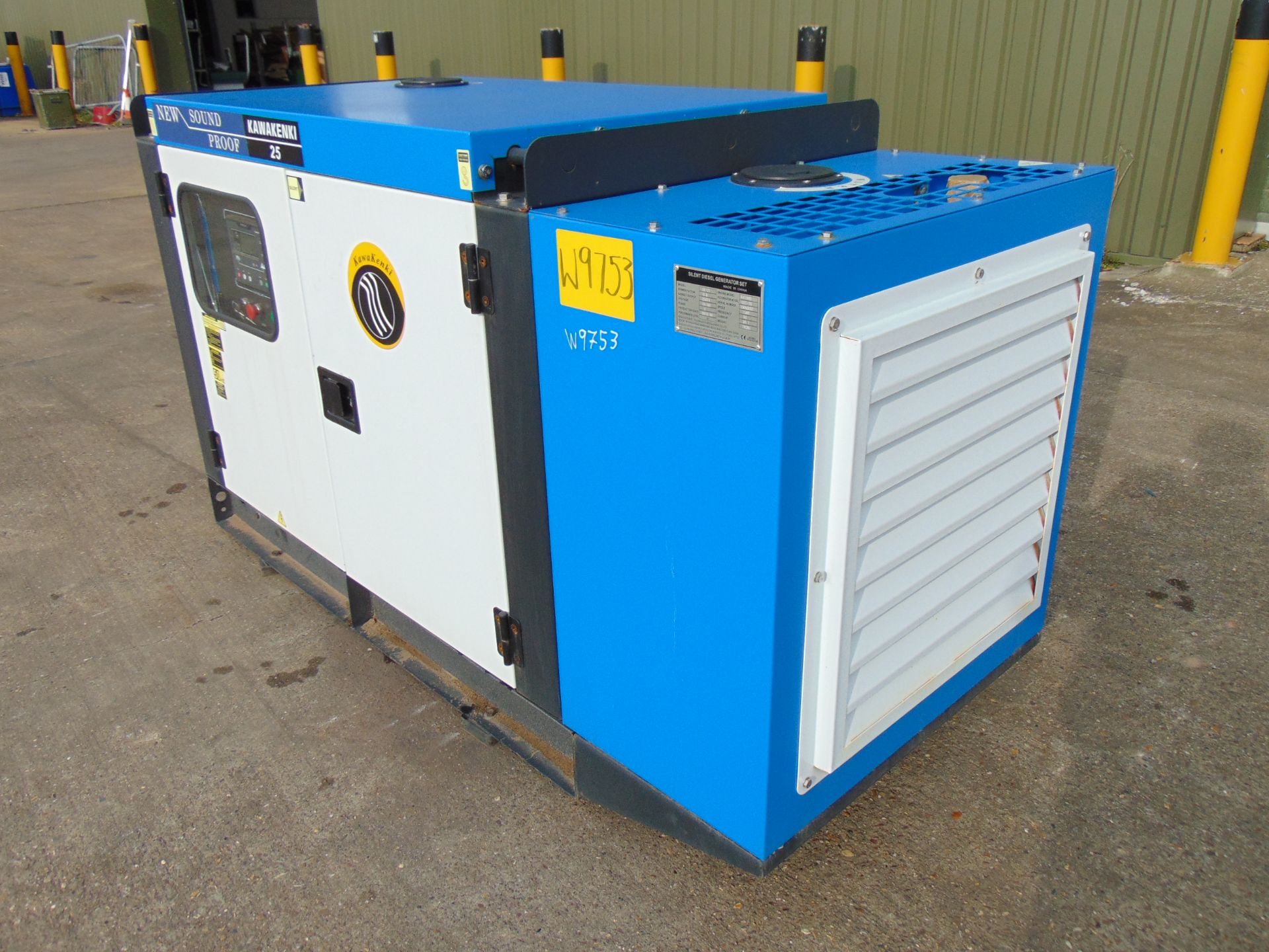 UNISSUED 25 KVA 3 Phase Silent Diesel Generator Set - Image 3 of 15