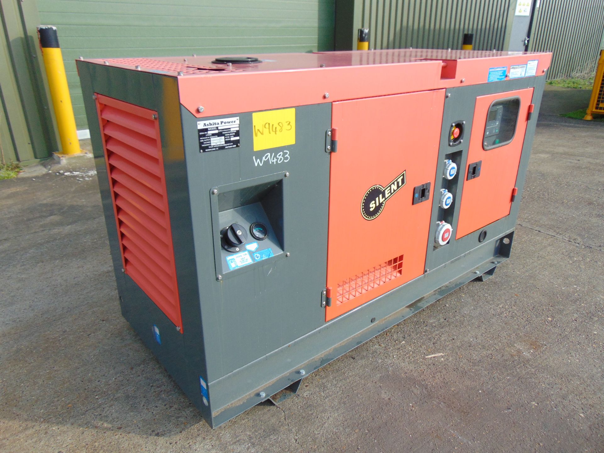 UNISSUED 50 KVA 3 Phase Silent Diesel Generator Set - Bild 2 aus 17