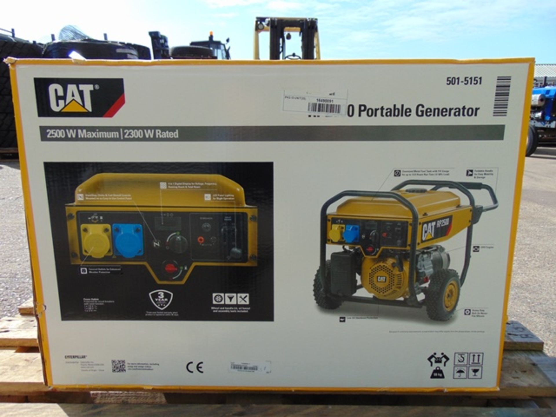 UNISSUED Caterpillar RP2500 Industrial Petrol Generator Set - Bild 6 aus 8