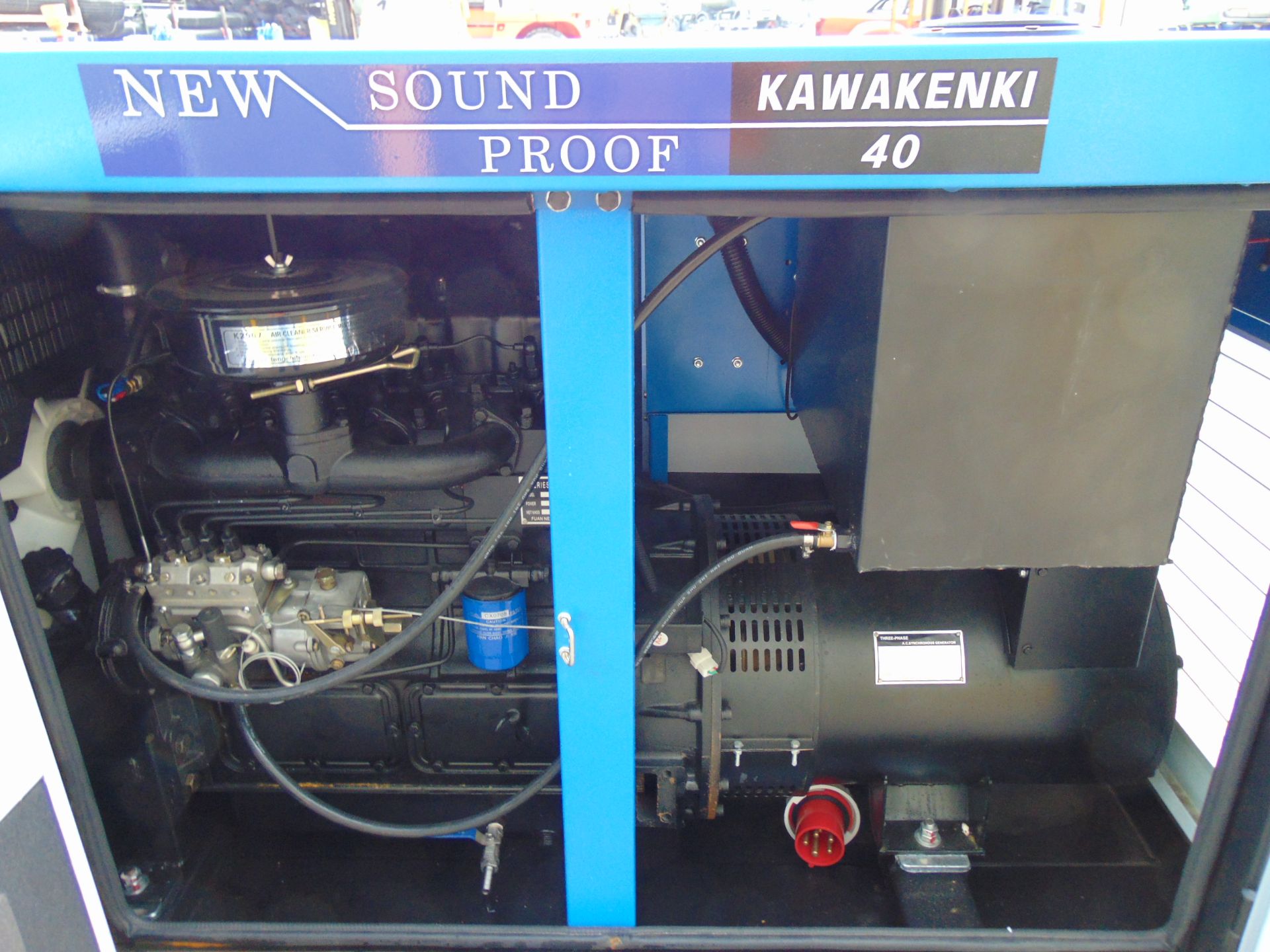 UNISSUED 40 KVA 3 Phase Silent Diesel Generator Set - Image 13 of 16