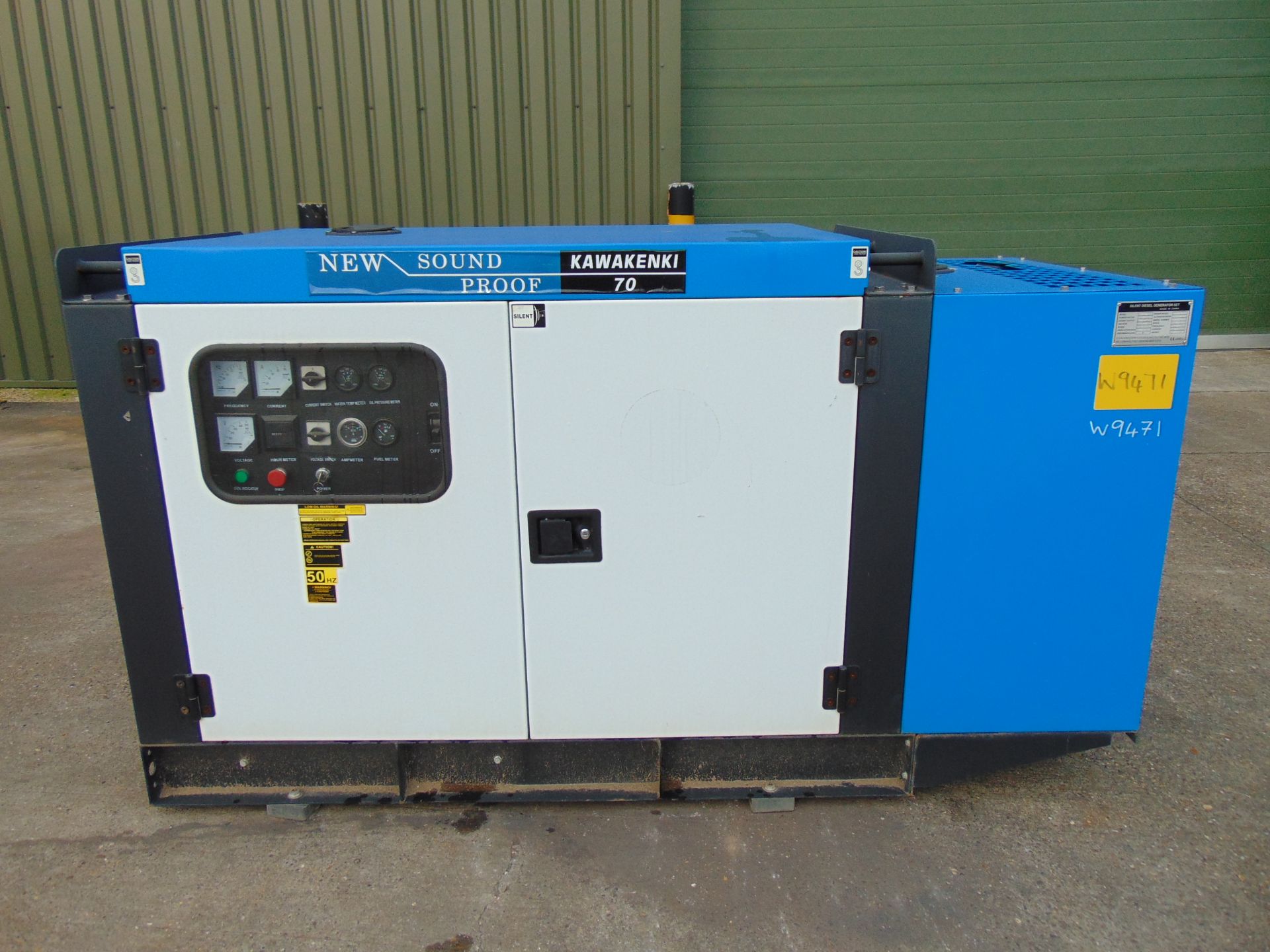 UNISSUED 70 KVA 3 Phase Silent Diesel Generator Set