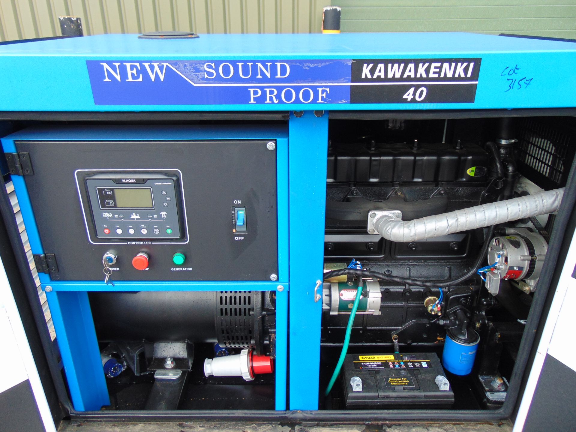 UNISSUED 40 KVA 3 Phase Silent Diesel Generator Set - Image 7 of 16