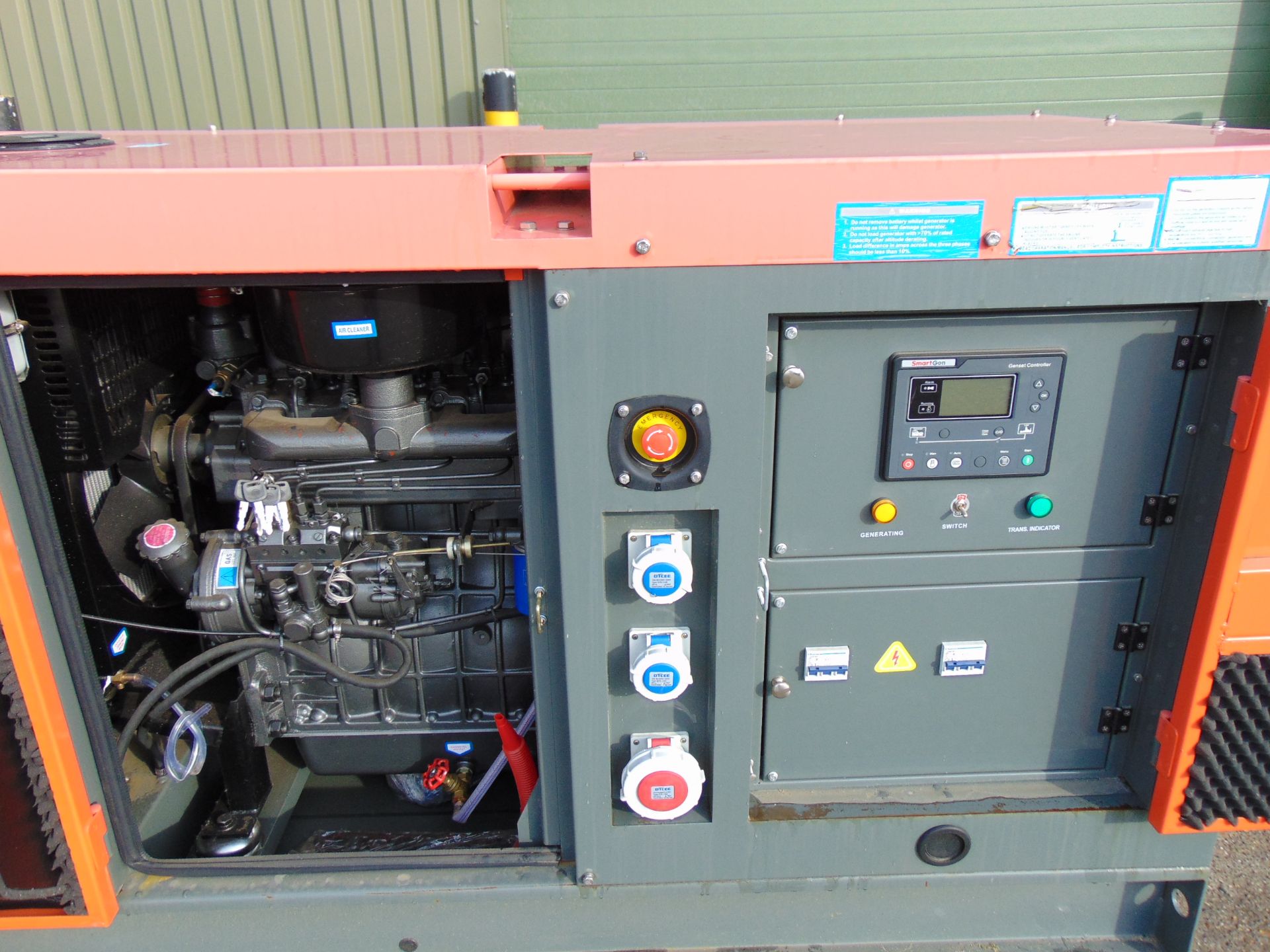 UNISSUED 50 KVA 3 Phase Silent Diesel Generator Set - Bild 7 aus 17