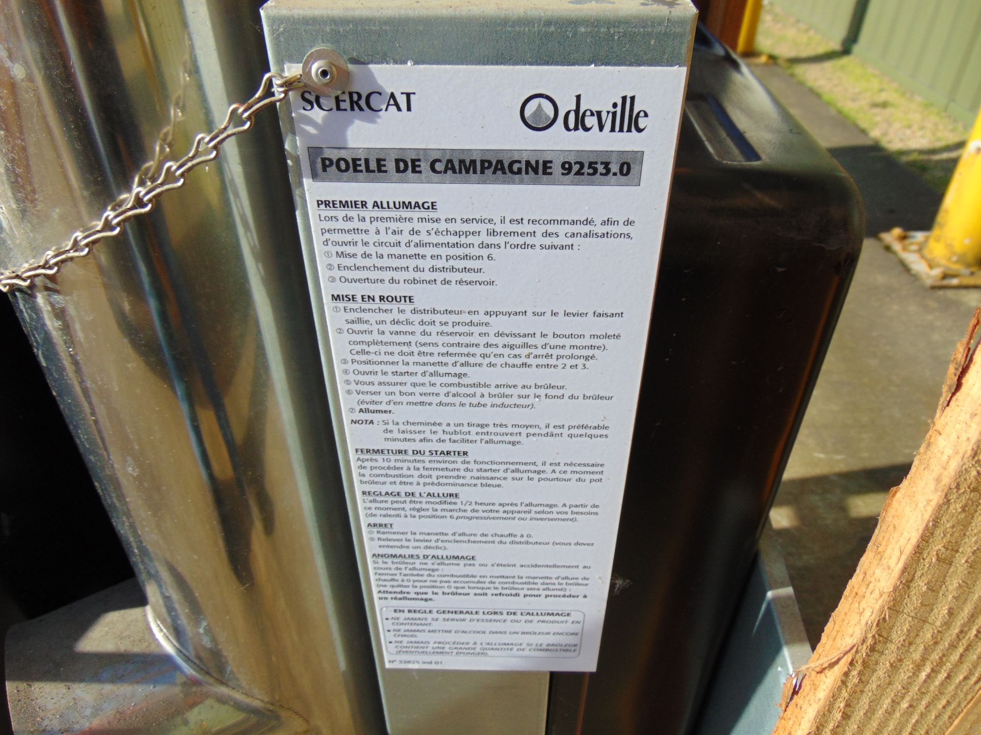 Unissued Deville Campaign Multi-Fuel Heater - Image 4 of 6
