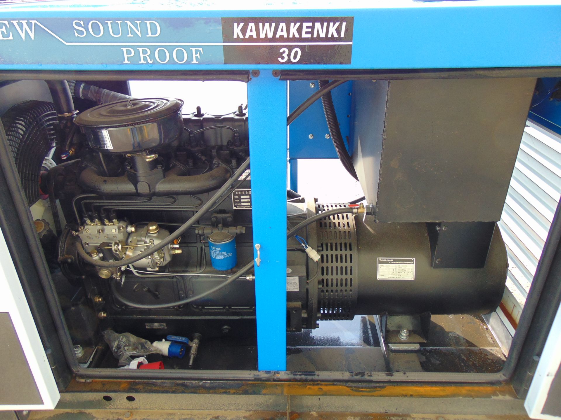 UNISSUED 30 KVA 3 Phase Silent Diesel Generator Set - Image 9 of 13