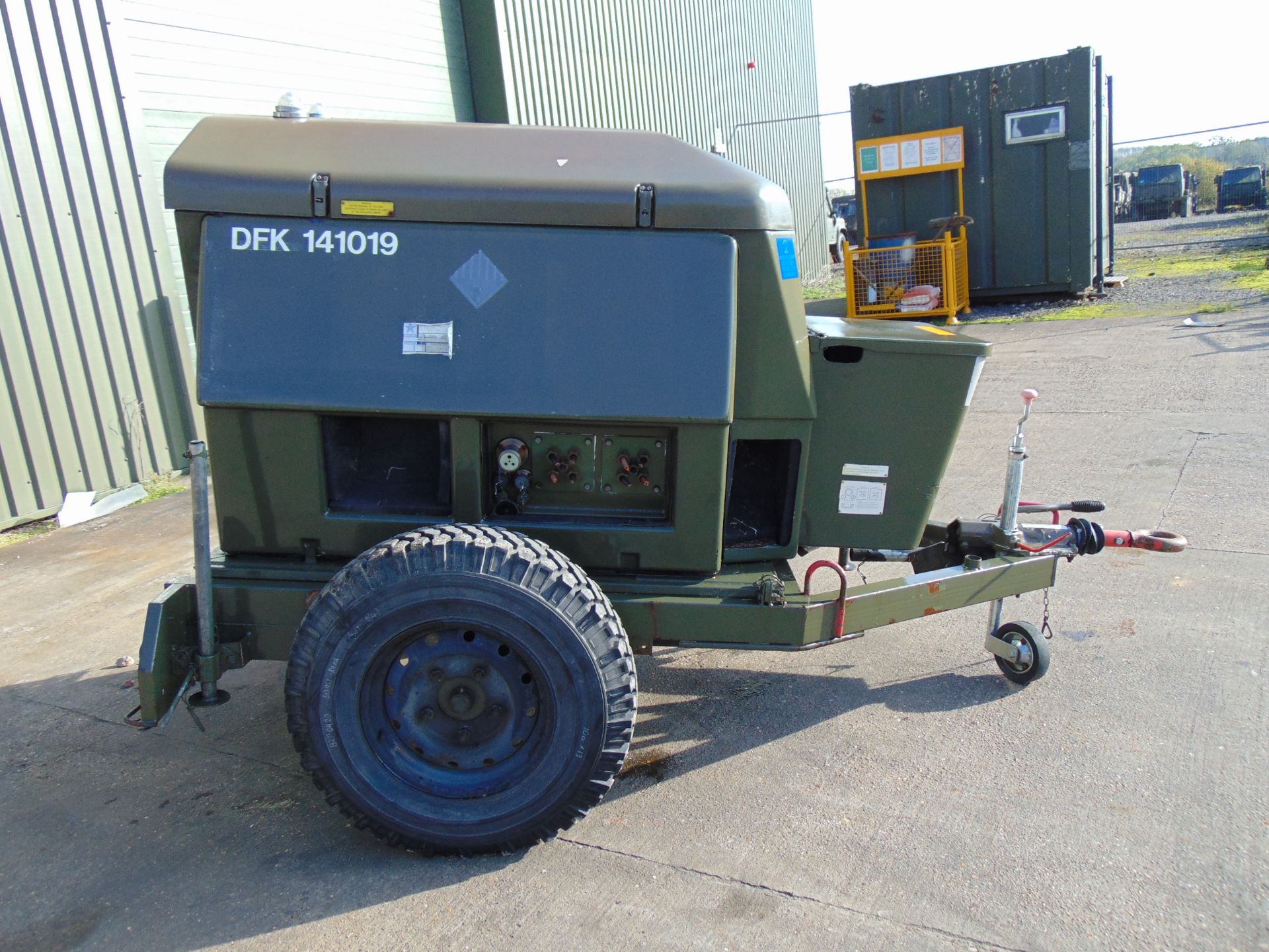 Ex Uk Royal Air Force Trailer Mounted 25 KVA Generator - Image 4 of 15