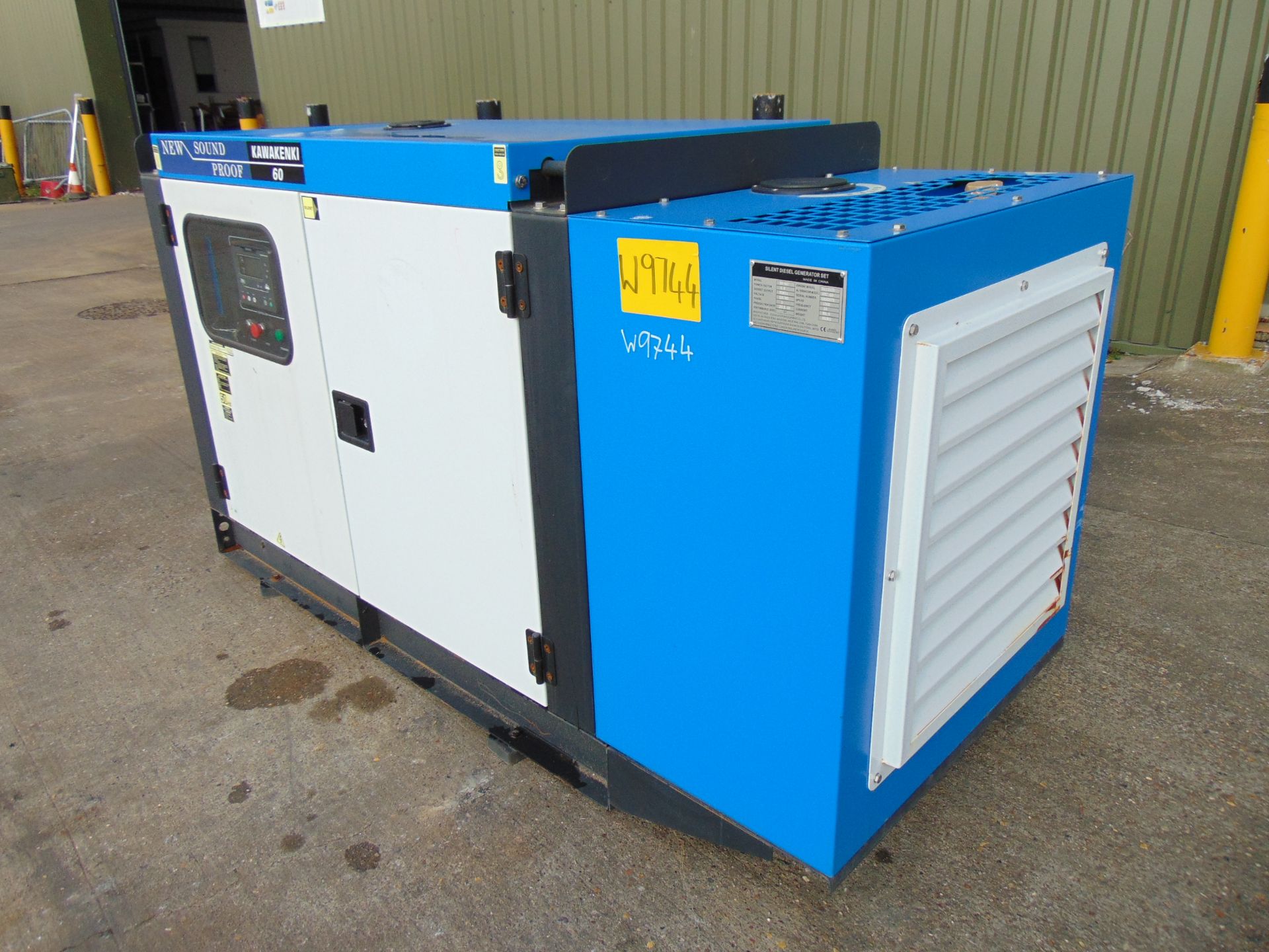 UNISSUED 60 KVA 3 Phase Silent Diesel Generator Set - Image 3 of 15