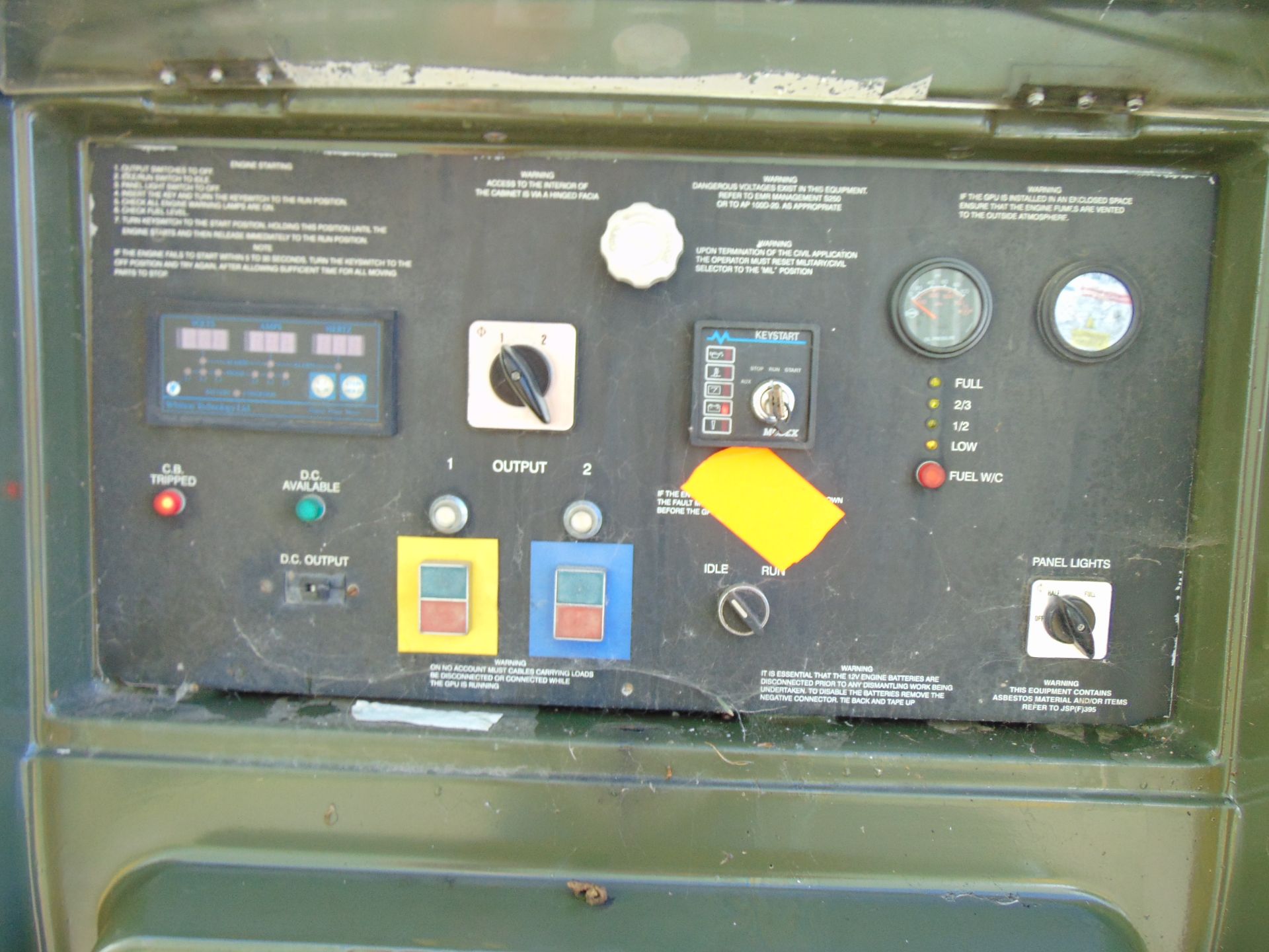 Ex Uk Royal Air Force Trailer Mounted 25 KVA Generator - Image 8 of 15