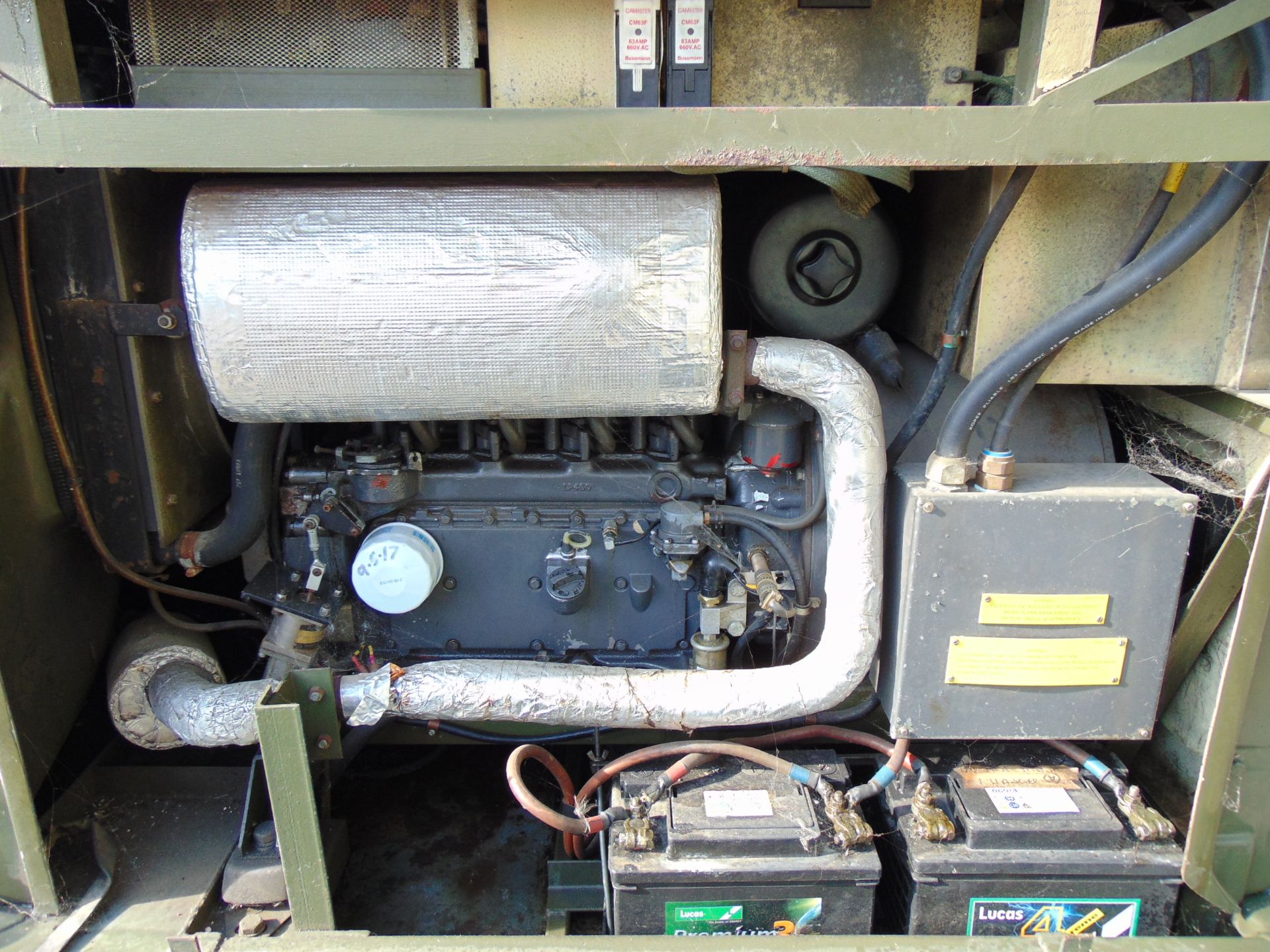 Ex Uk Royal Air Force Trailer Mounted 25 KVA Generator - Image 12 of 15