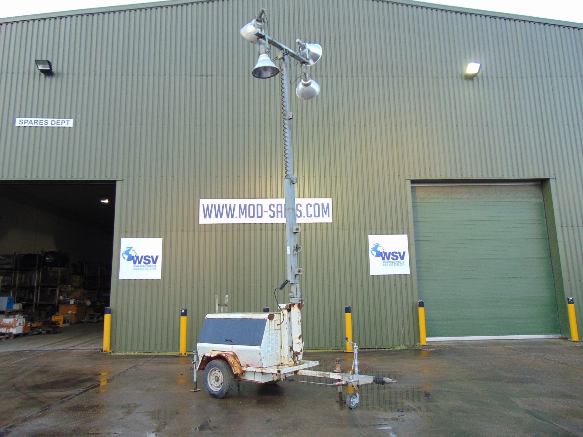 Terex Amida AL4050D-4MH Kubota Diesel Powered Trailer Mounted Lighting Tower - Image 2 of 20