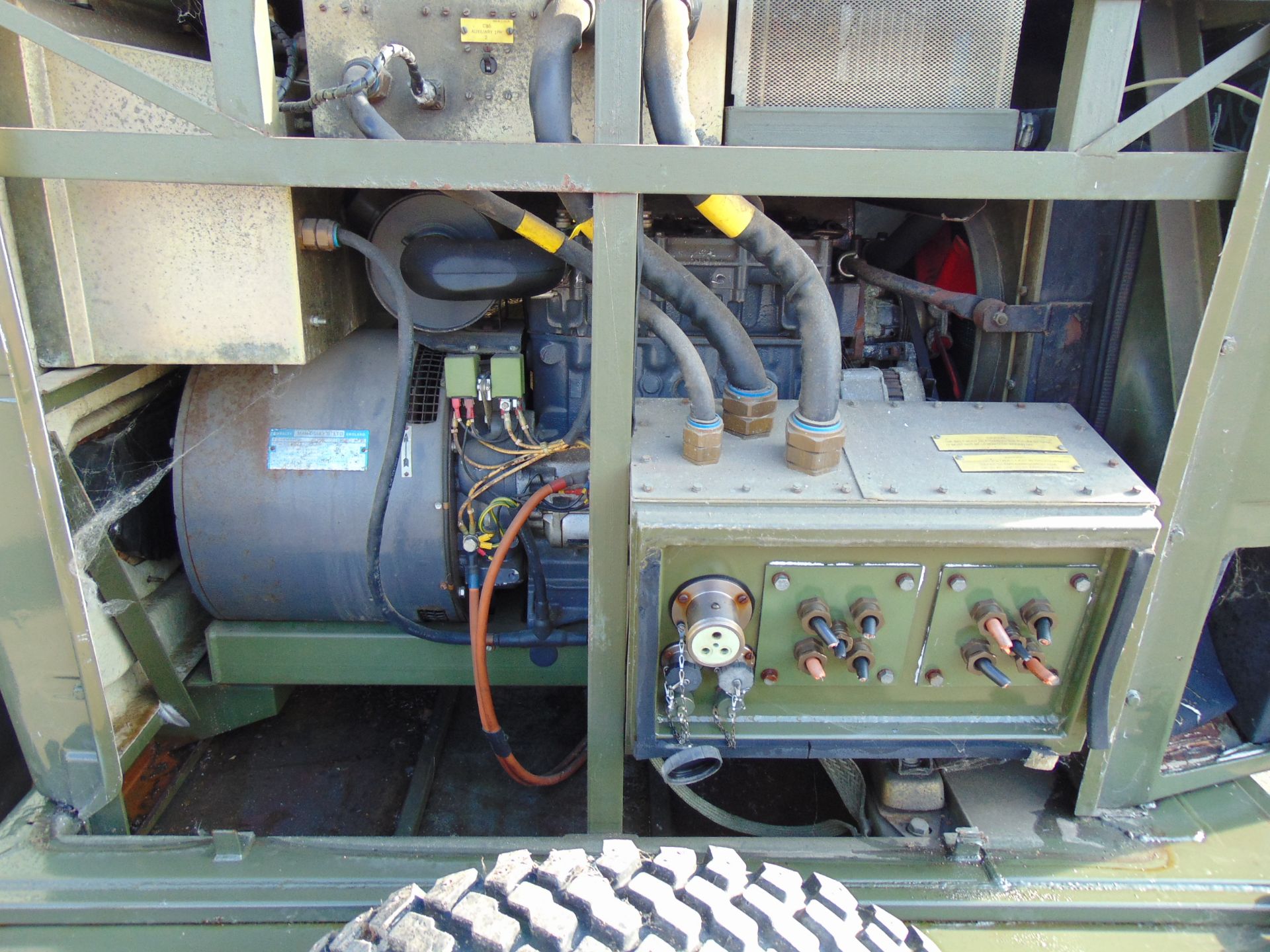 Ex Uk Royal Air Force Trailer Mounted 25 KVA Generator - Image 9 of 15