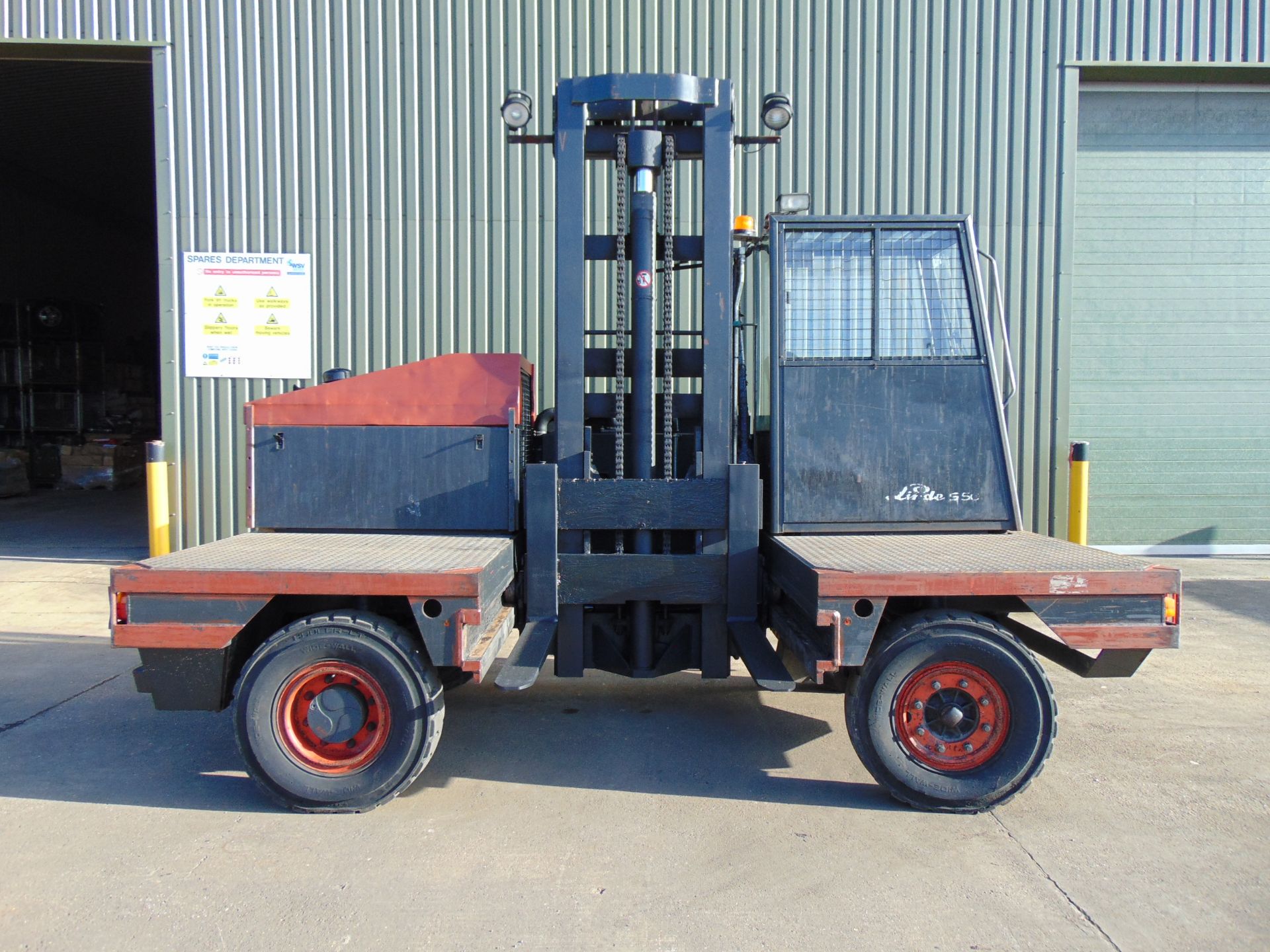 Linde S50 Sideloader Diesel Forklift