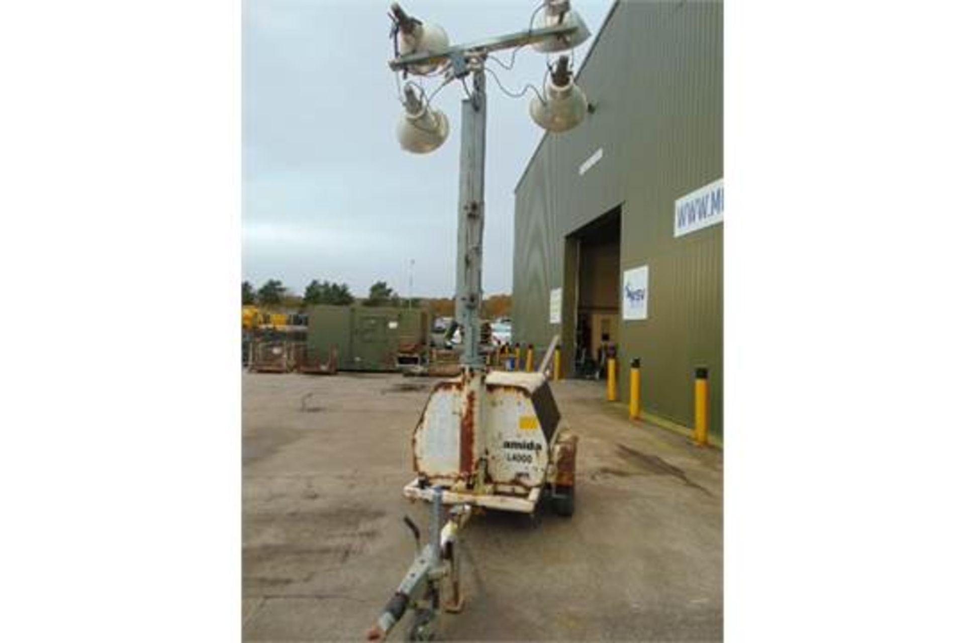 Terex Amida AL4050D-4MH Kubota Diesel Powered Trailer Mounted Lighting Tower - Image 4 of 19