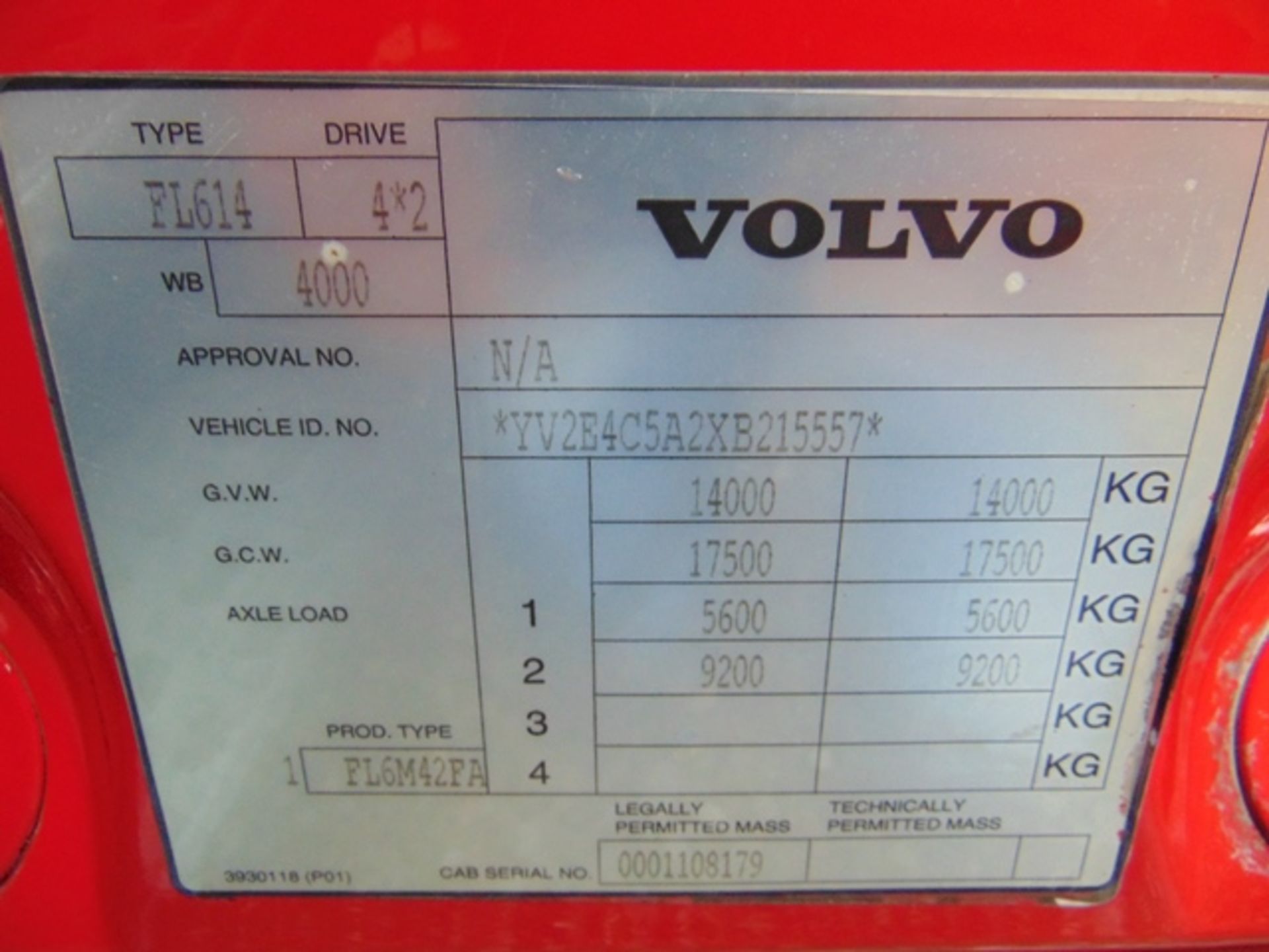 Volvo FL6-14 Fire Engine ONLY 54,019 miles! - Image 30 of 30