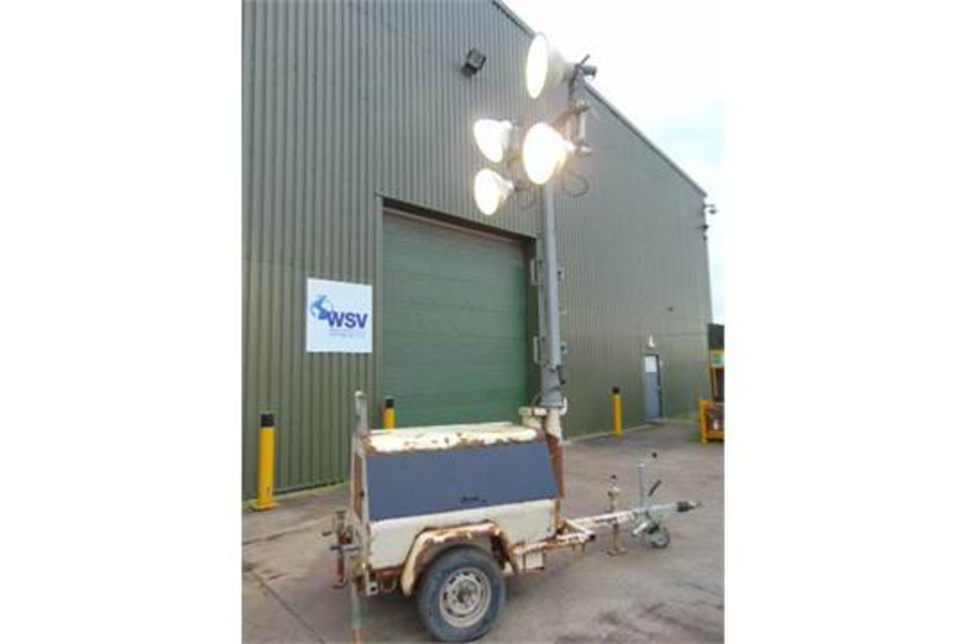 Terex Amida AL4050D-4MH Kubota Diesel Powered Trailer Mounted Lighting Tower - Image 2 of 19