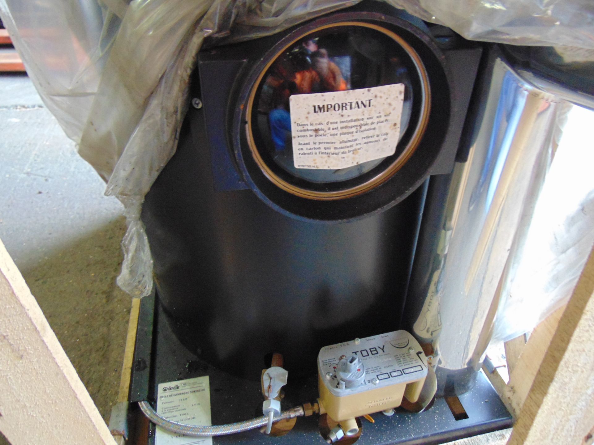 Unissued Deville Campaign Multi-Fuel Heater - Image 5 of 8
