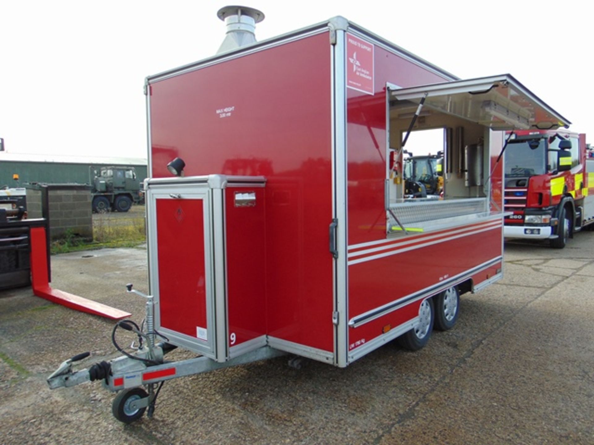 Ex Fire Service 12ft Towability Catering Trailer - Image 2 of 41