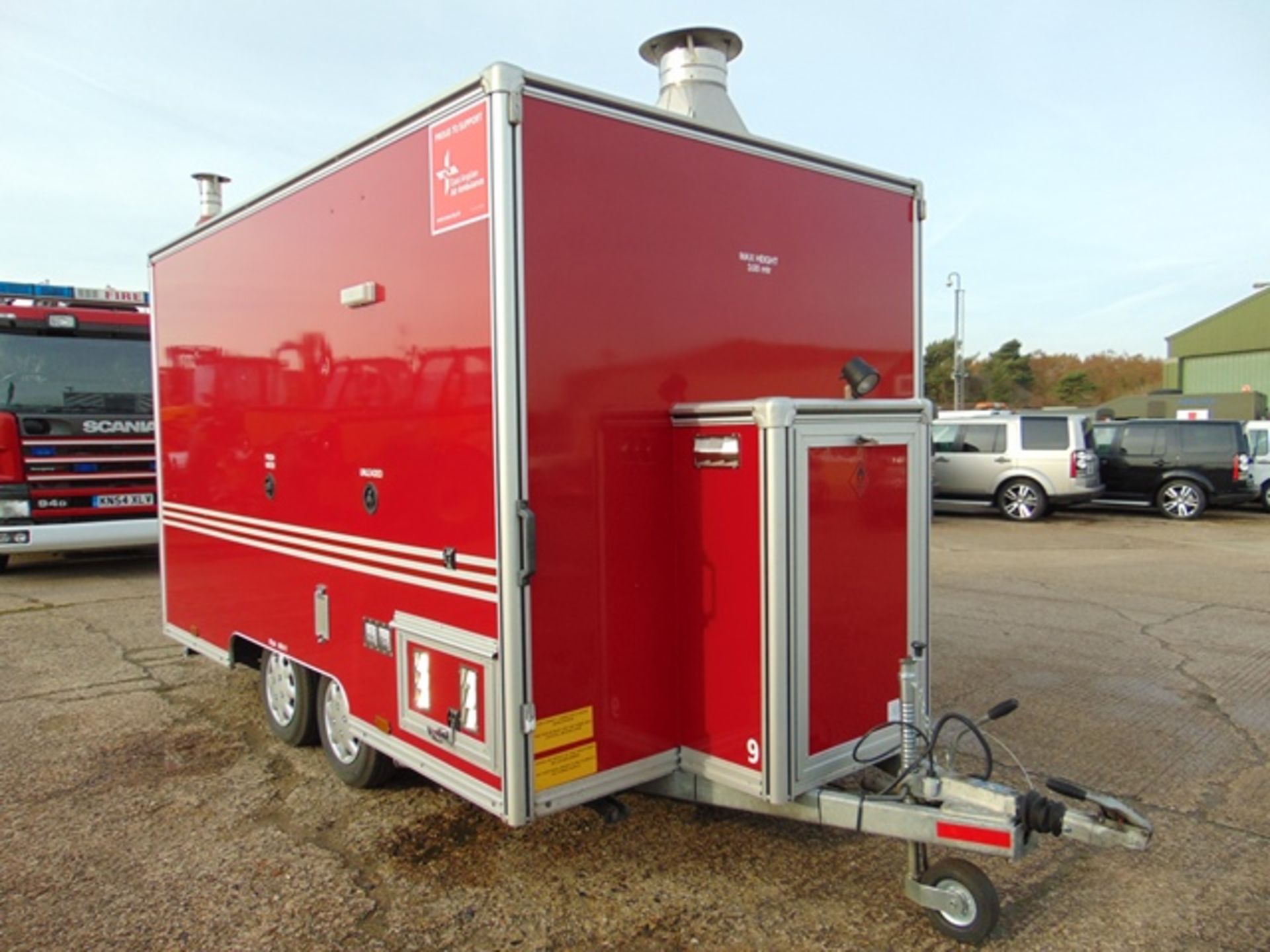 Ex Fire Service 12ft Towability Catering Trailer - Image 8 of 41