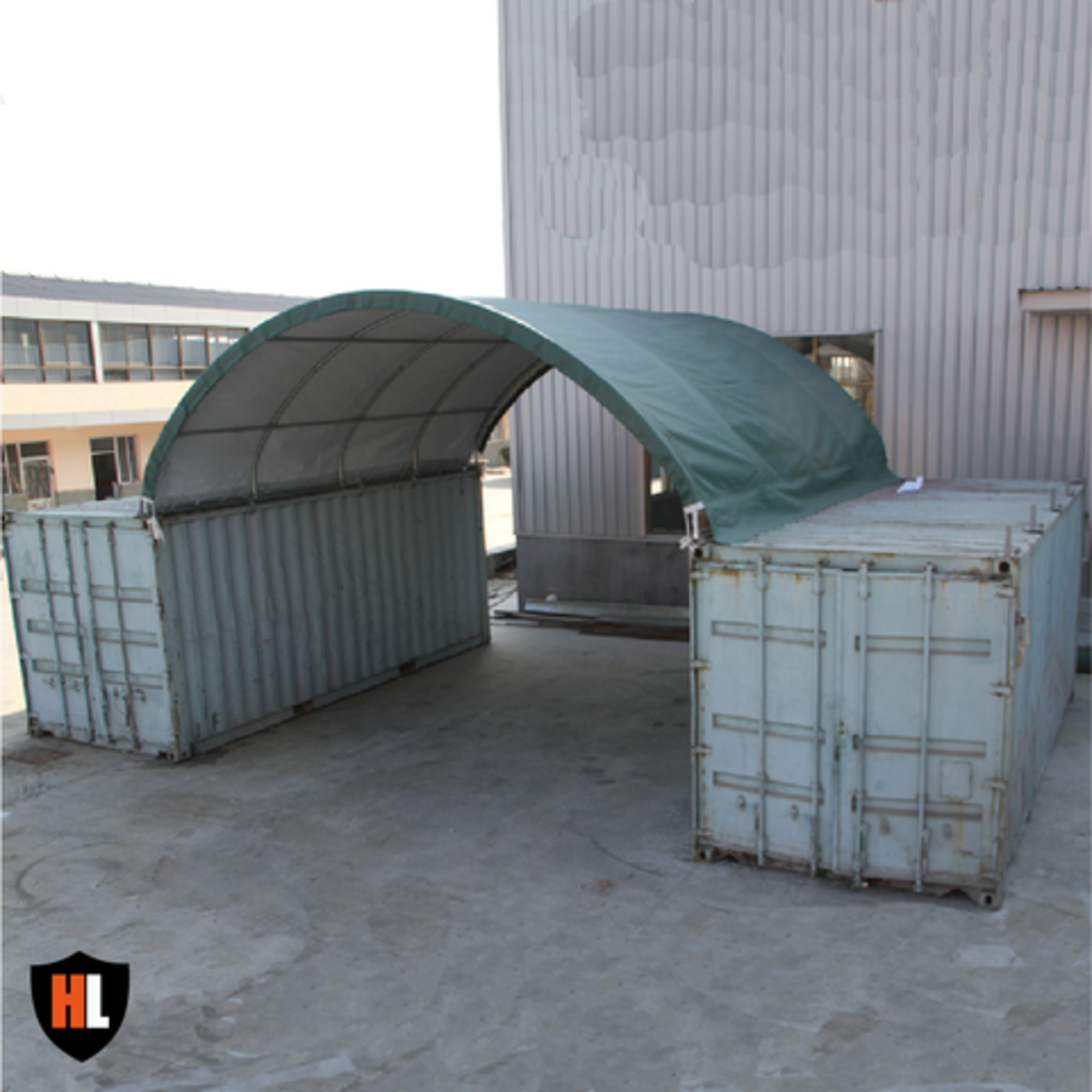 Container Shelter 20'W x 20'L x 6'6" H P/No C2020 - Image 5 of 5