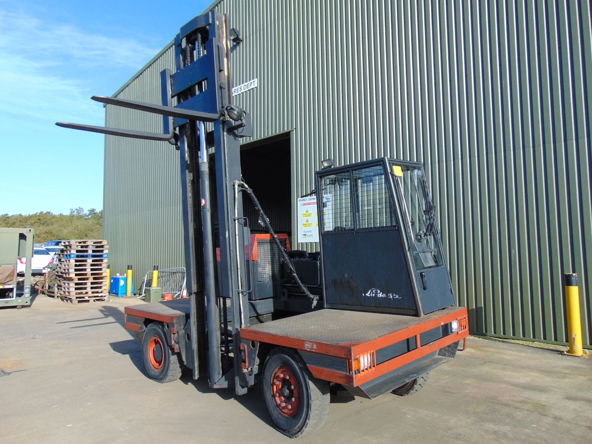 Linde S50 Sideloader Diesel Forklift - Image 5 of 20