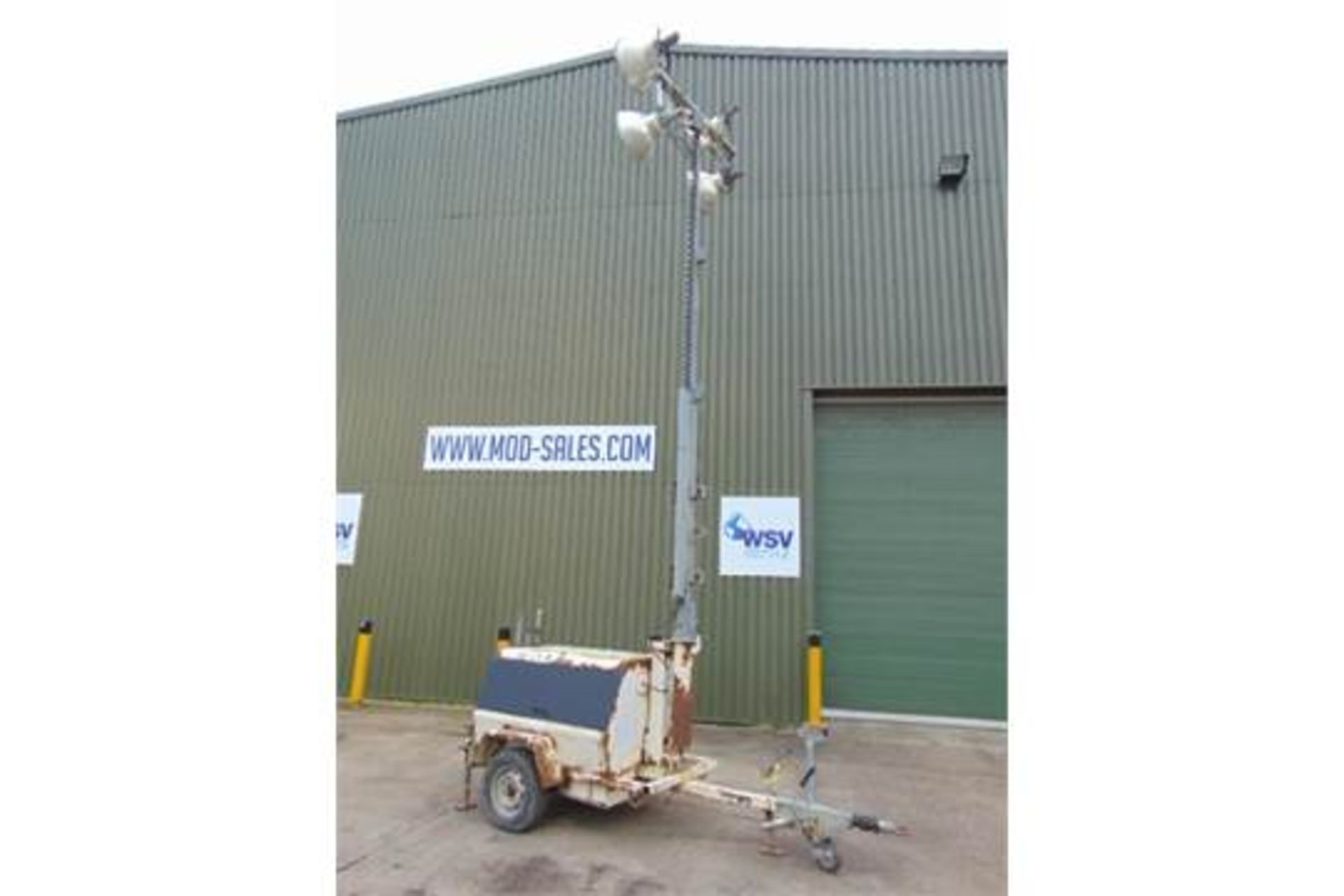 Terex Amida AL4050D-4MH Kubota Diesel Powered Trailer Mounted Lighting Tower