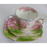 A Royal Albert 'Blossom Time' tea set comprising six each cups/saucers/plates, jug, sugar bowl and